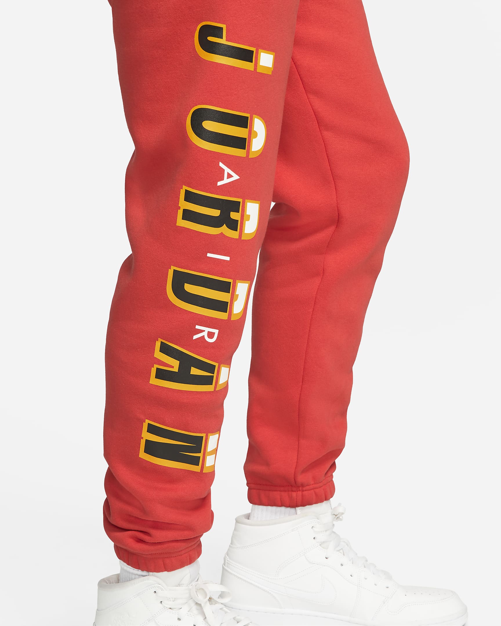 Pantaloni in fleece Jordan Sport DNA - Uomo - Chile Red/Nero