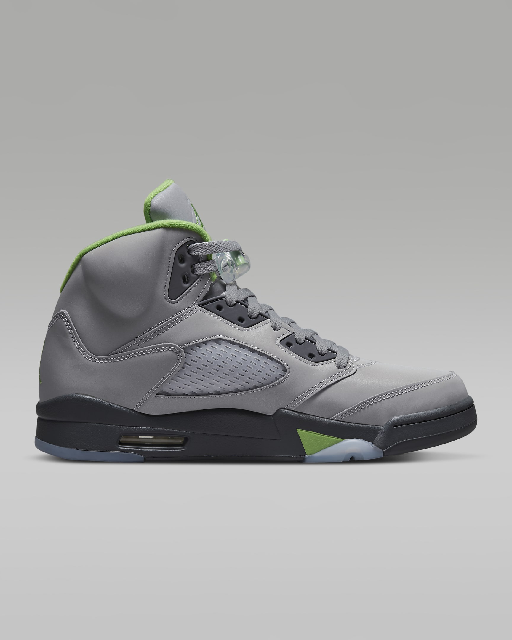 Chaussure Air Jordan 5 Retro « Green Bean » pour Homme - Silver/Flint Grey/Green Bean