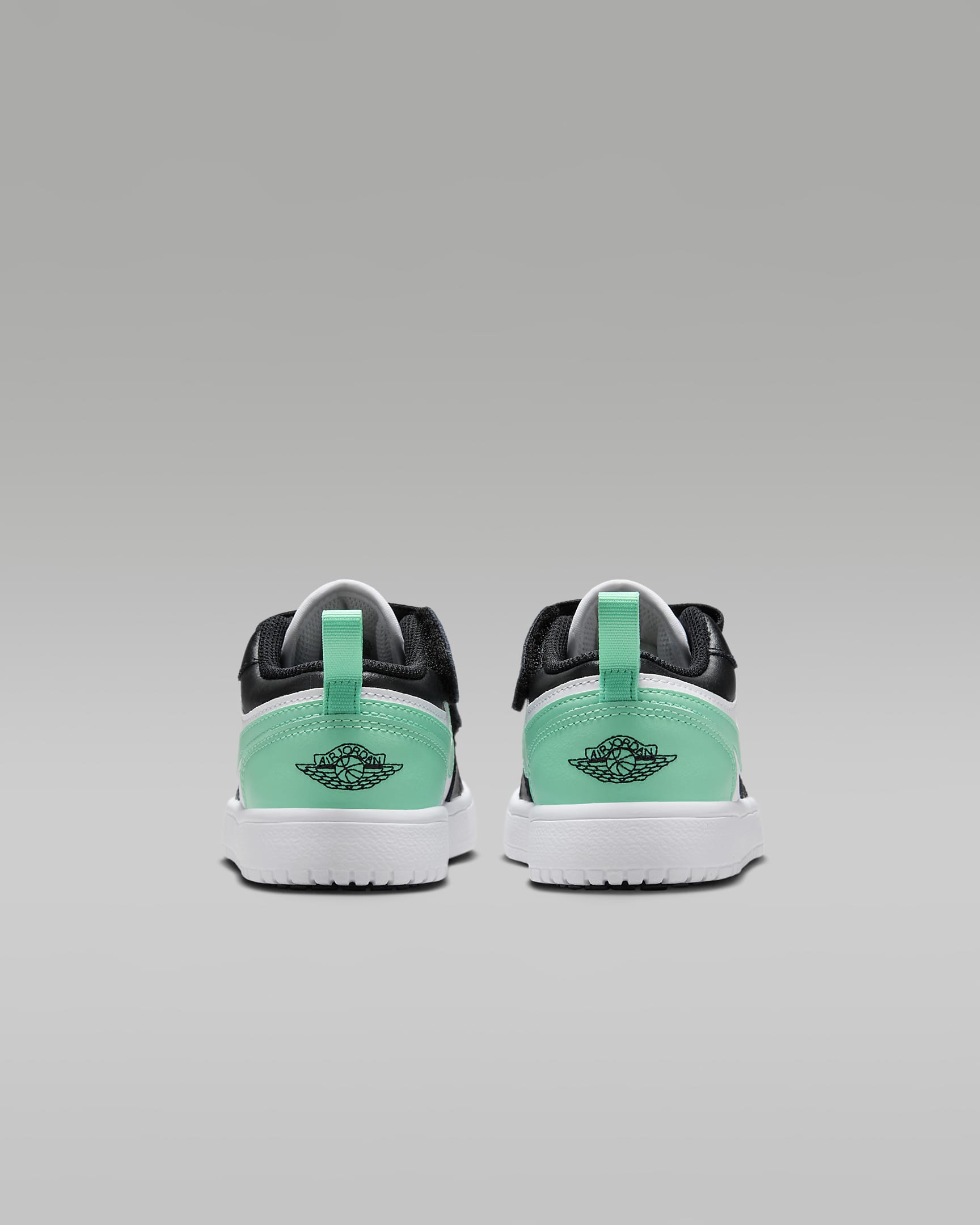 Jordan 1 Low Alt Little Kids' Shoes - White/Green Glow/Black