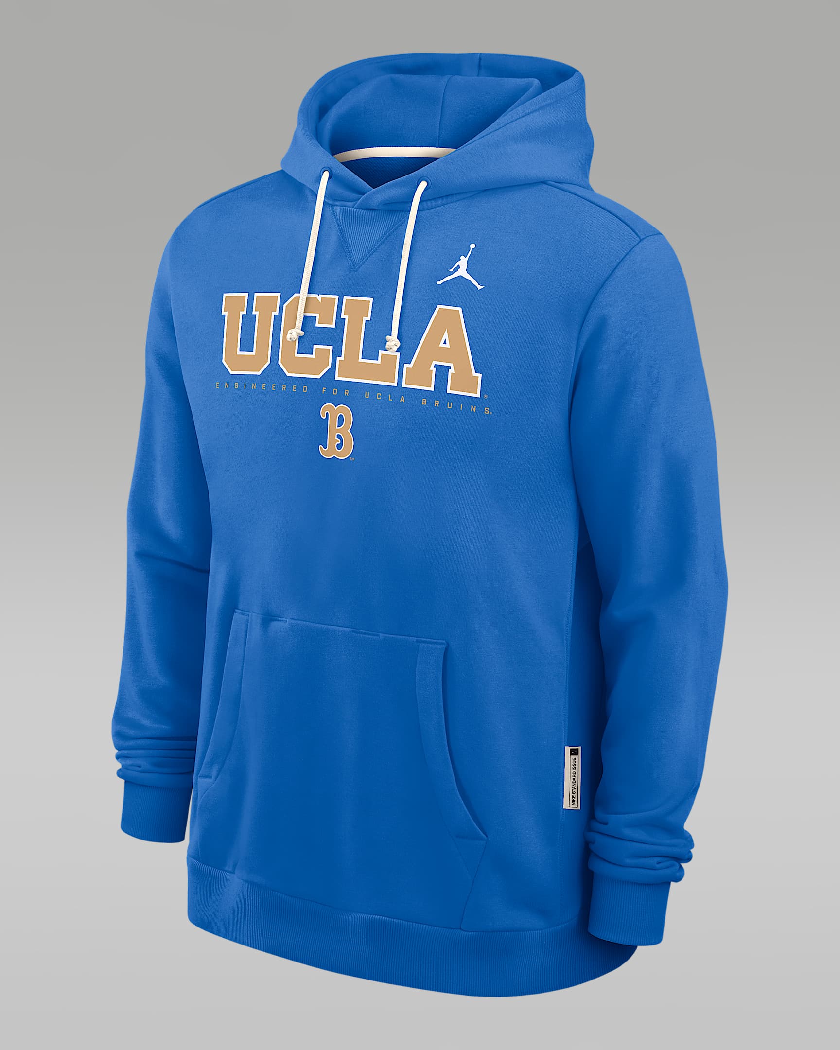 UCLA Sideline Men's Jordan Brand Dri-FIT College Pullover Hoodie - Signal Blue