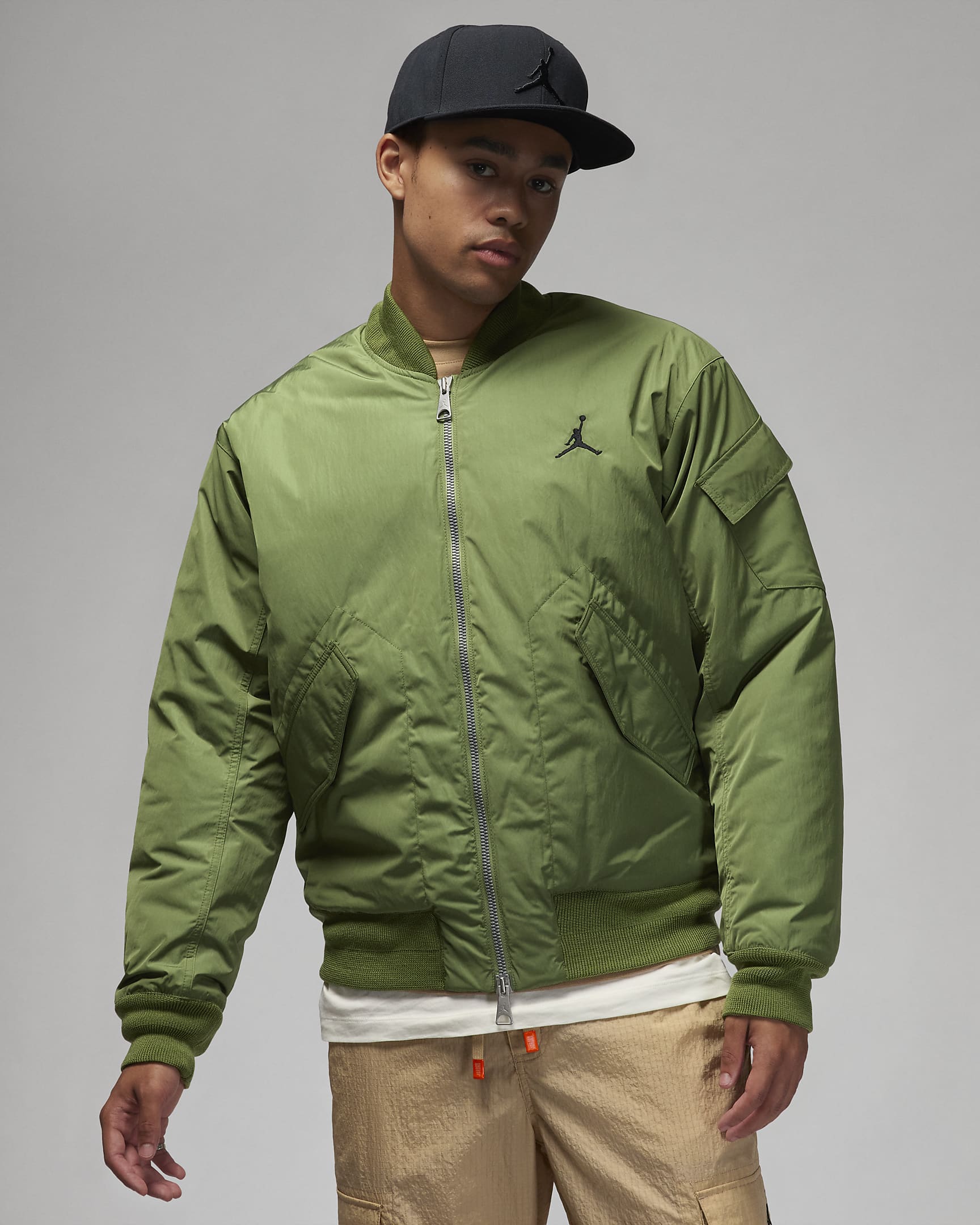 Jordan Renegade Essentials Men's Jacket - Sky J Light Olive/Black