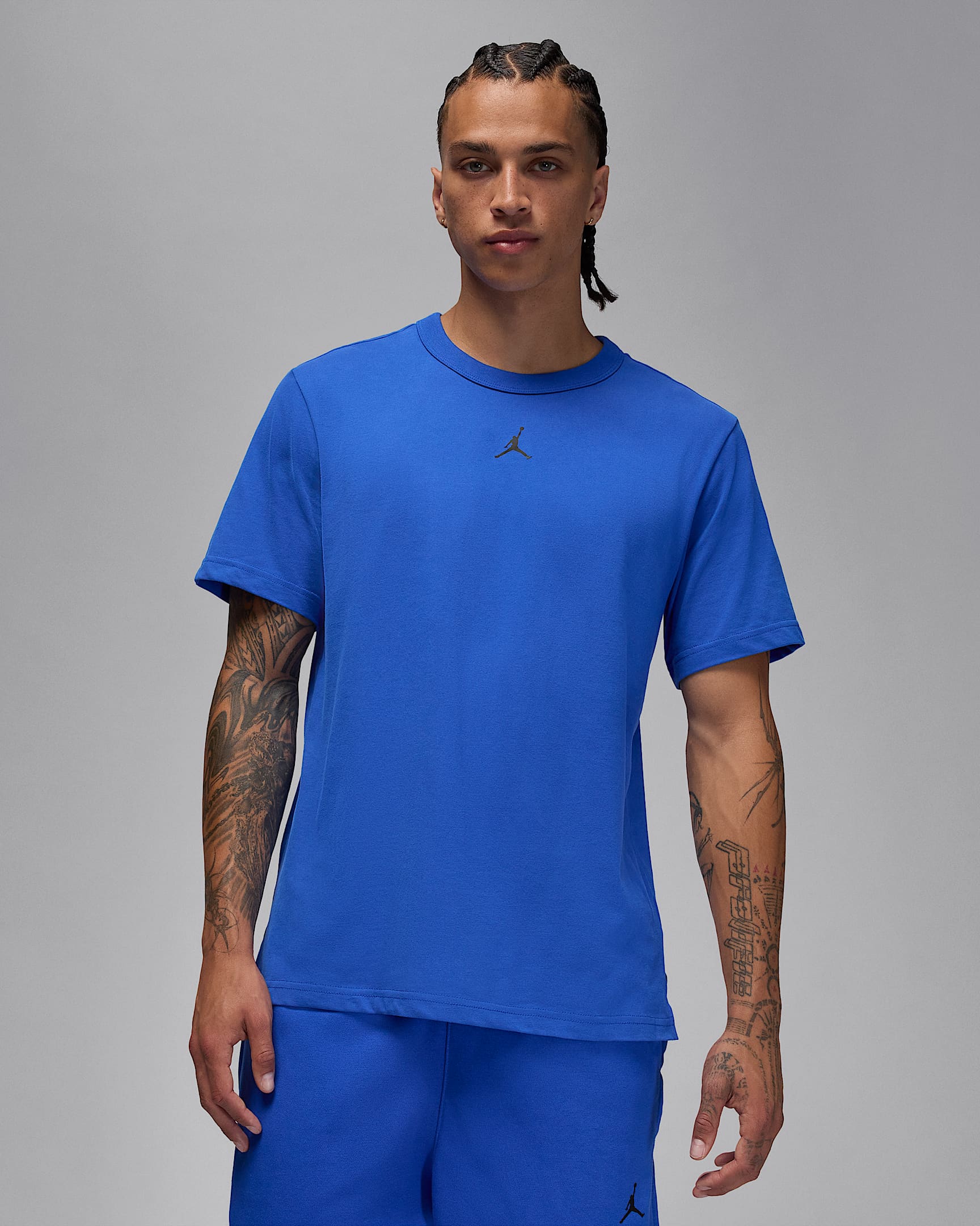 Jordan Sport Men's Dri-FIT Short-Sleeve Top - Game Royal/Black