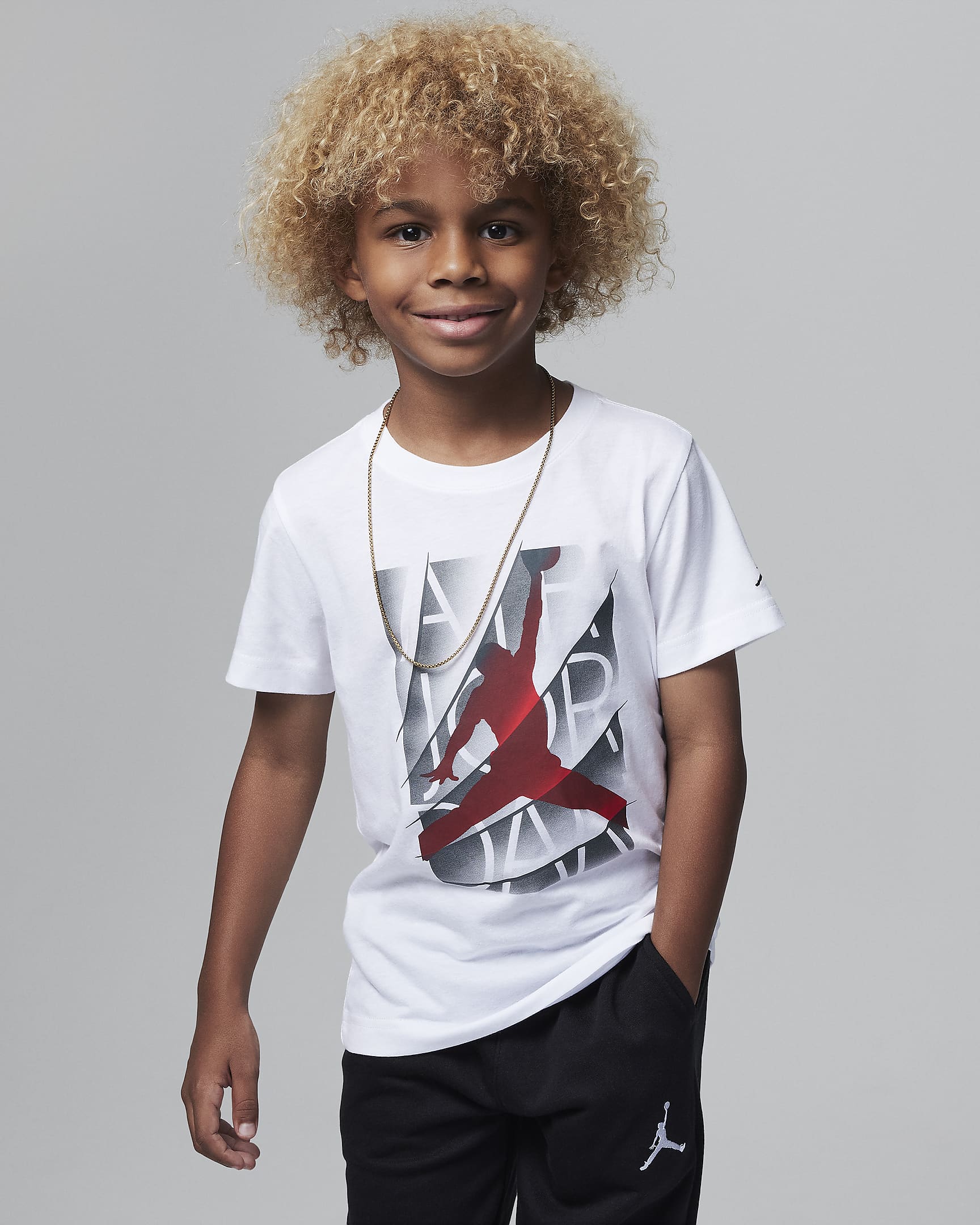 Jordan AJ12 Stealth Mode Tee Little Kids T-Shirt - White