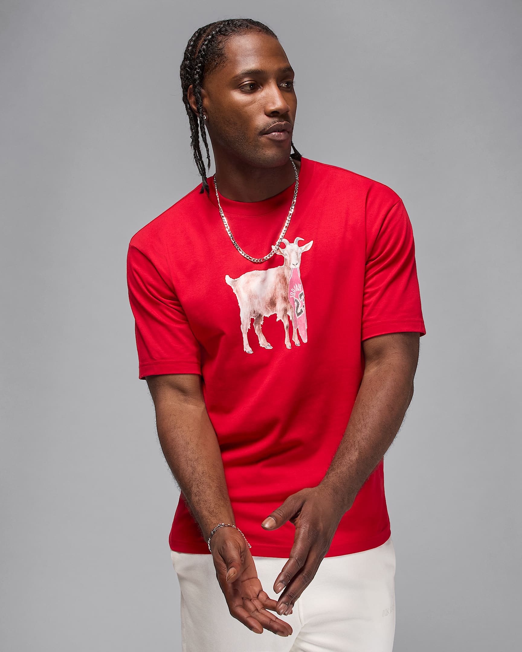T-shirt Jordan – Uomo - Gym Red/Nero