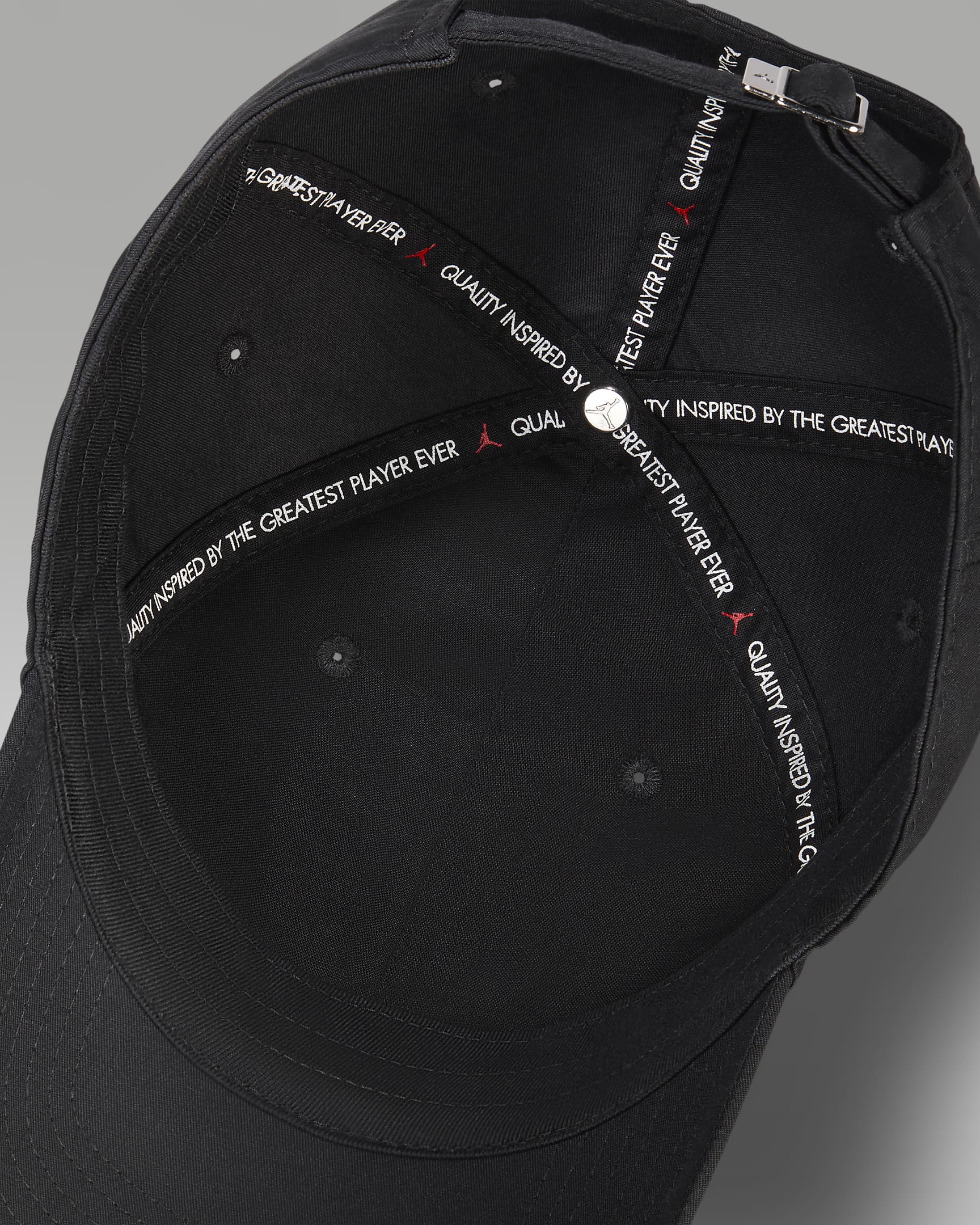 Gorra ajustable sin estructura Jordan Club Cap - Negro/Negro/Blanco