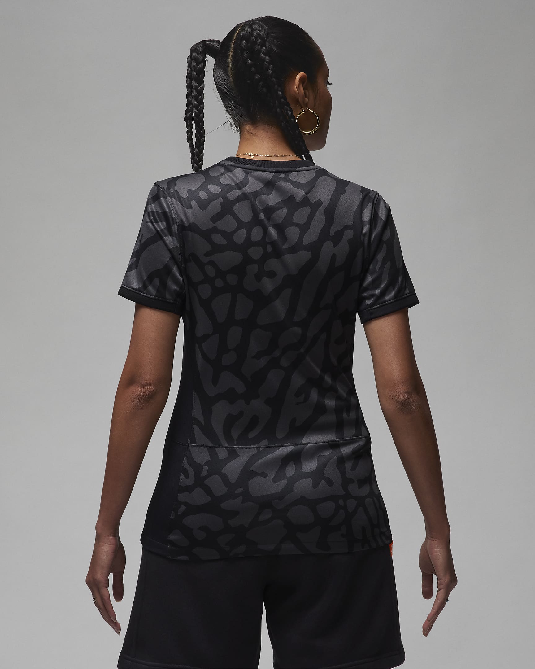 Paris Saint-Germain 2023/24 Stadium Third Jordan Dri-FIT-Fußballtrikot für Damen - Anthracite/Schwarz/Stone