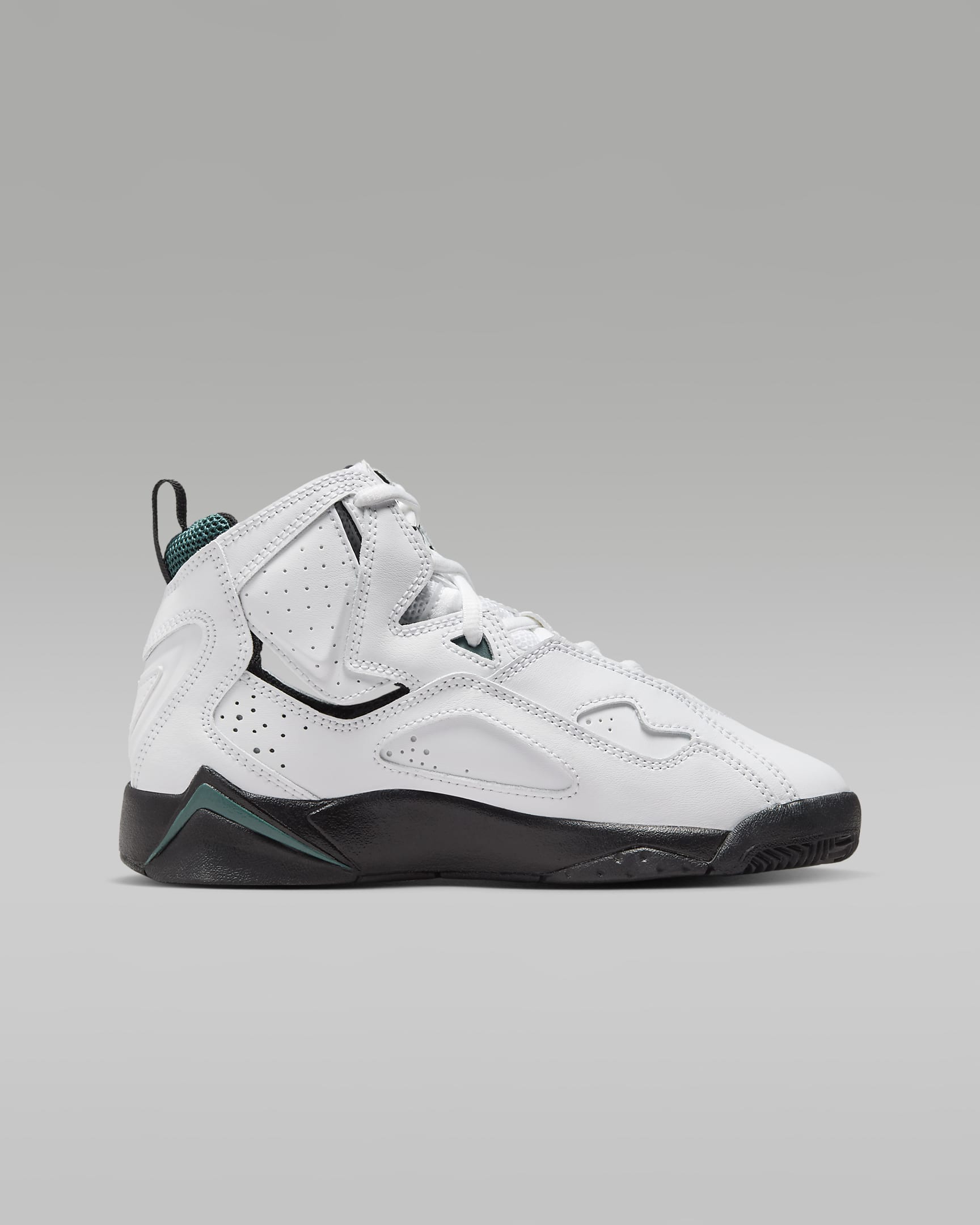 Jordan True Flight Older Kids' Shoes - White/Oxidised Green/Black