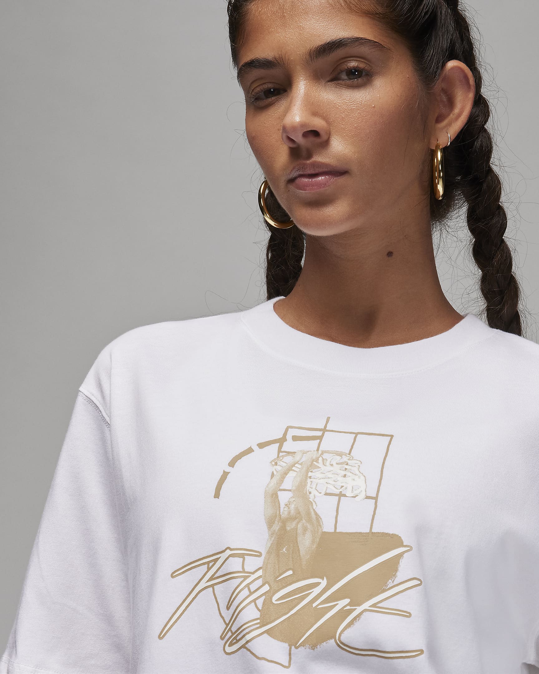 Jordan Women's Graphic T-Shirt - White/Desert