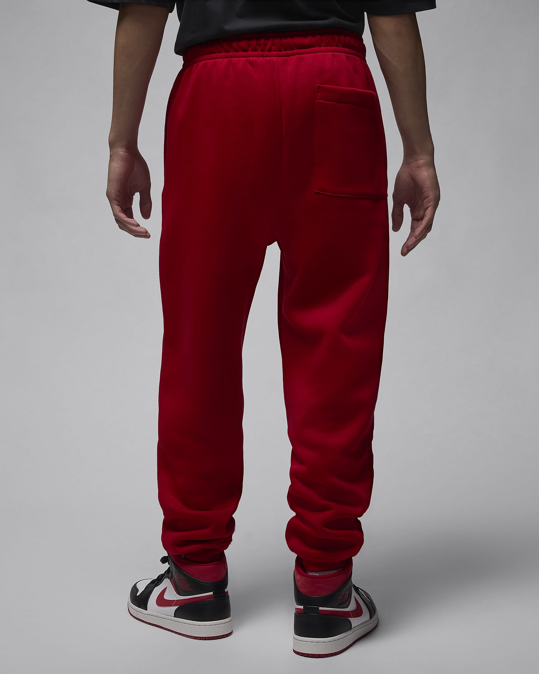 Pantaloni Jordan Brooklyn Fleece – Uomo - Gym Red/Bianco