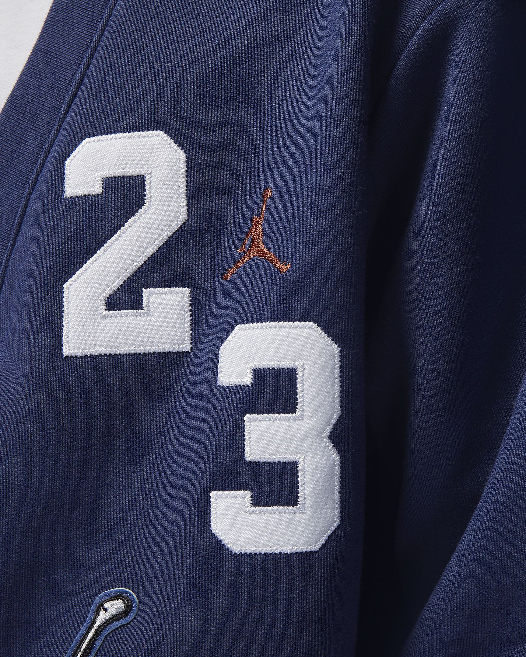 Jordan x Eastside Golf Men's Cardigan - Midnight Navy/White/Burnt Sunrise