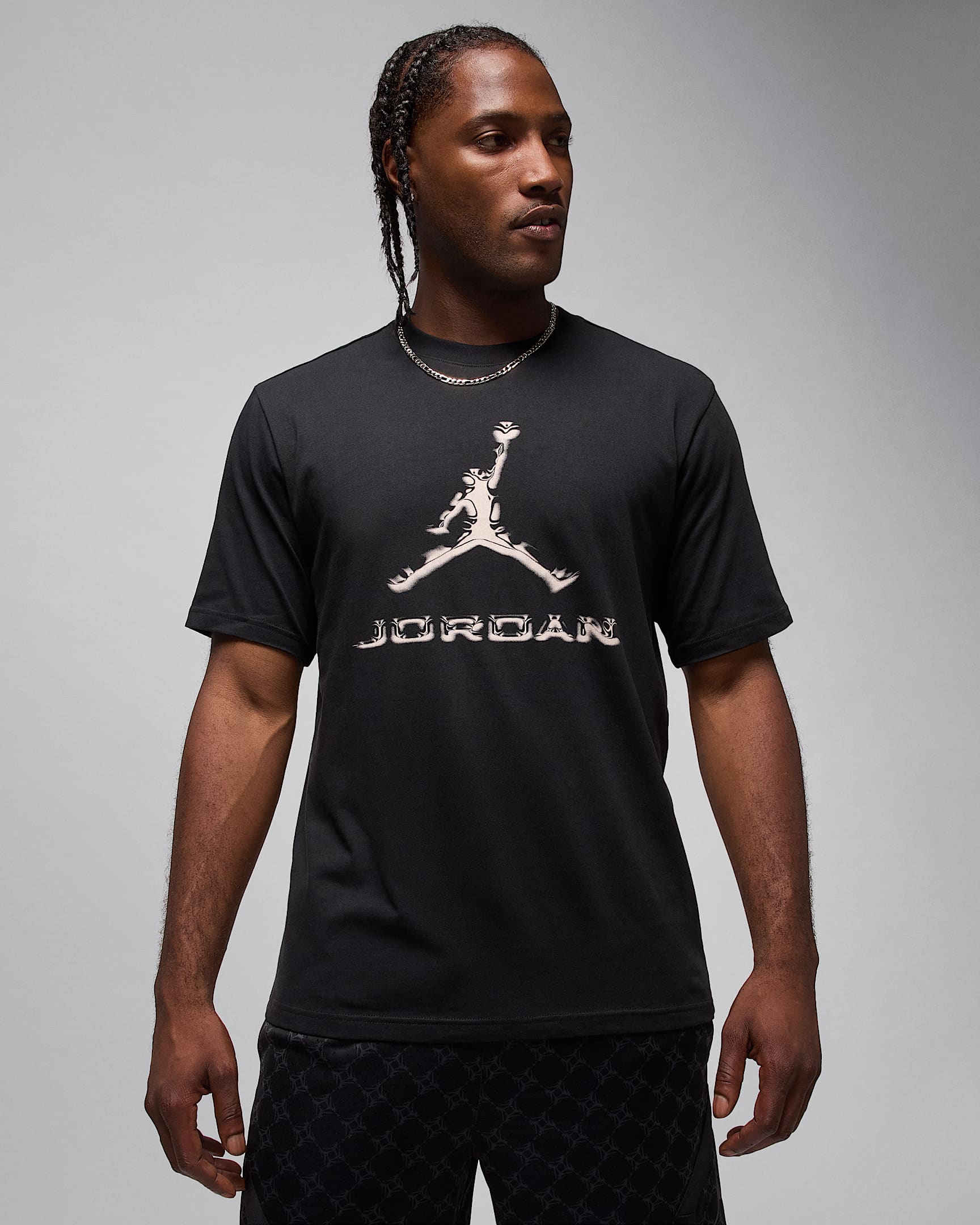 T-shirt Jordan Sport Dri-FIT pour homme - Noir/Blanc