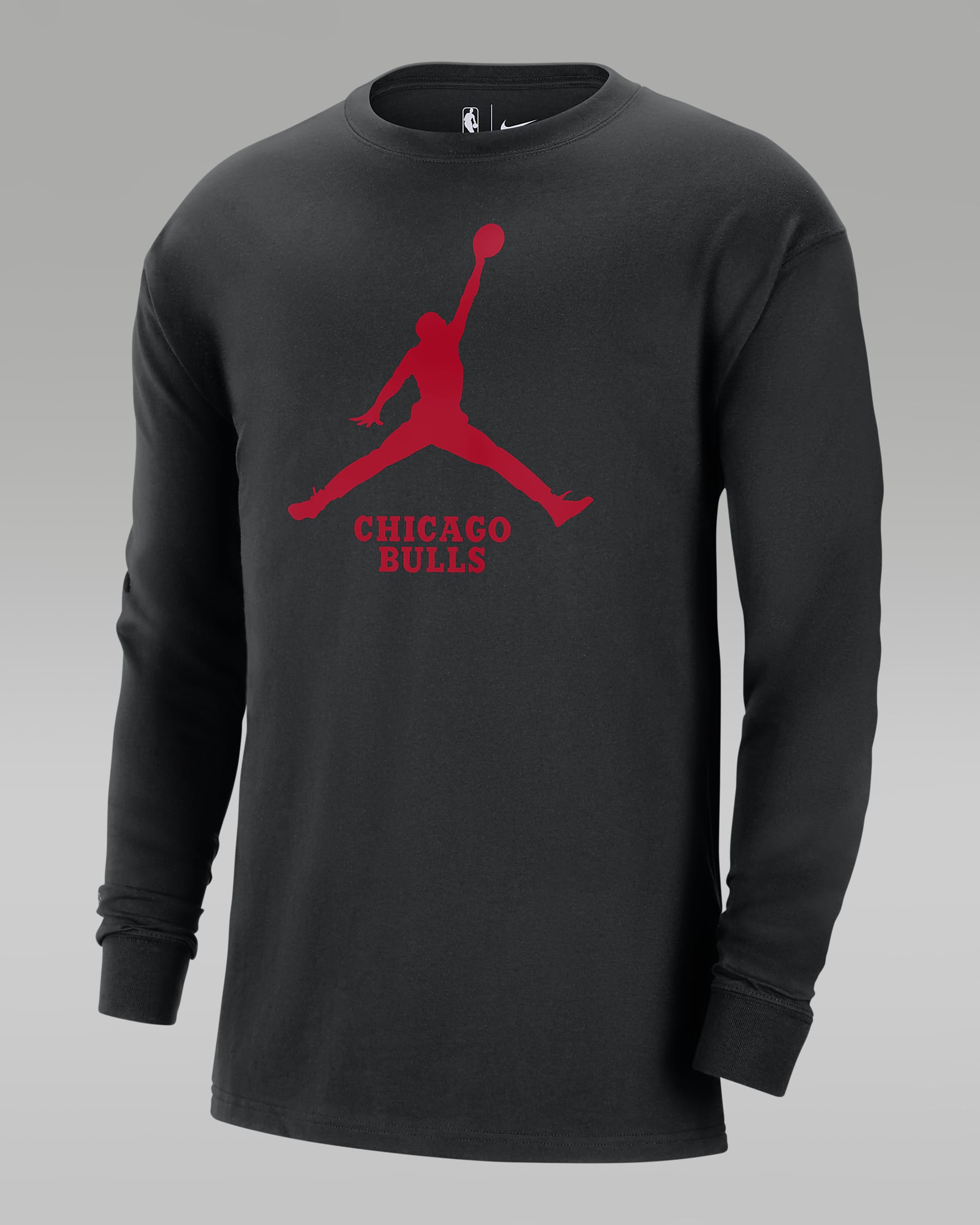 Chicago Bulls Essential Men's Jordan NBA Long-Sleeve T-Shirt. Nike UK