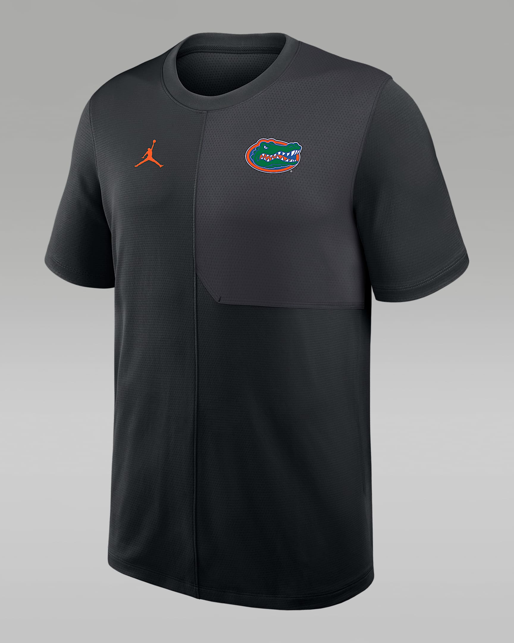 Playera universitaria marca Jordan Dri-FIT para hombre Florida Sideline Coach - Negro