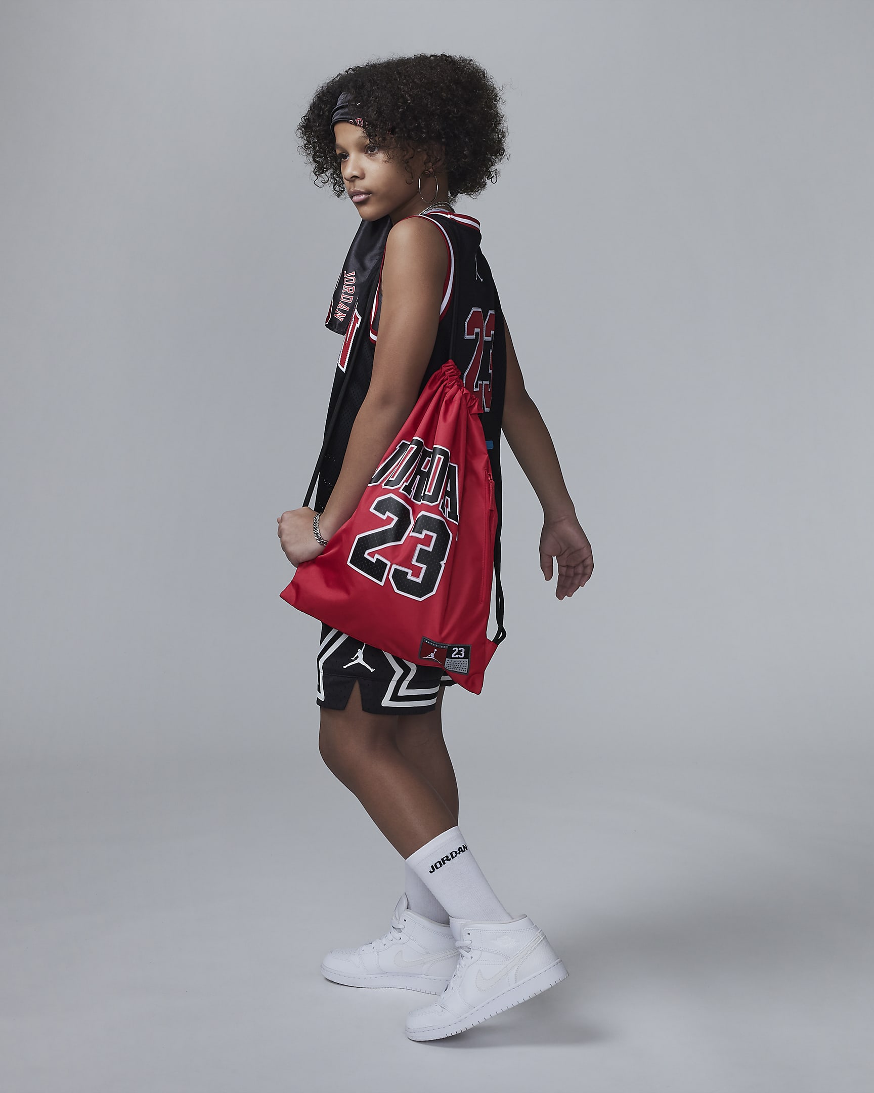 Jordan Jersey Gym Sack (8.25L) - Gym Red