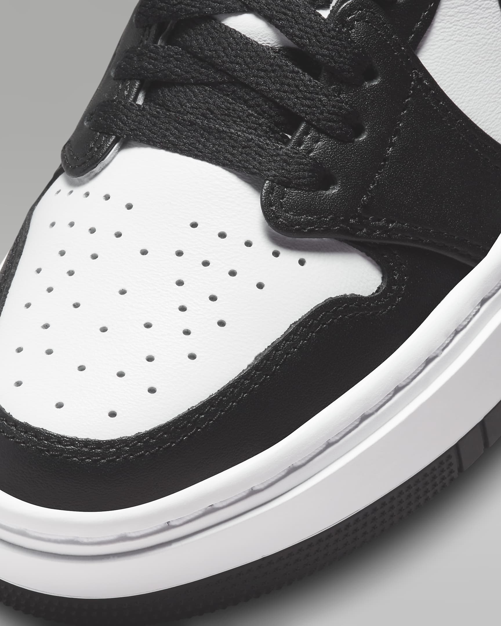 Air Jordan 1 Elevate Low Women's Shoes - White/White/Black