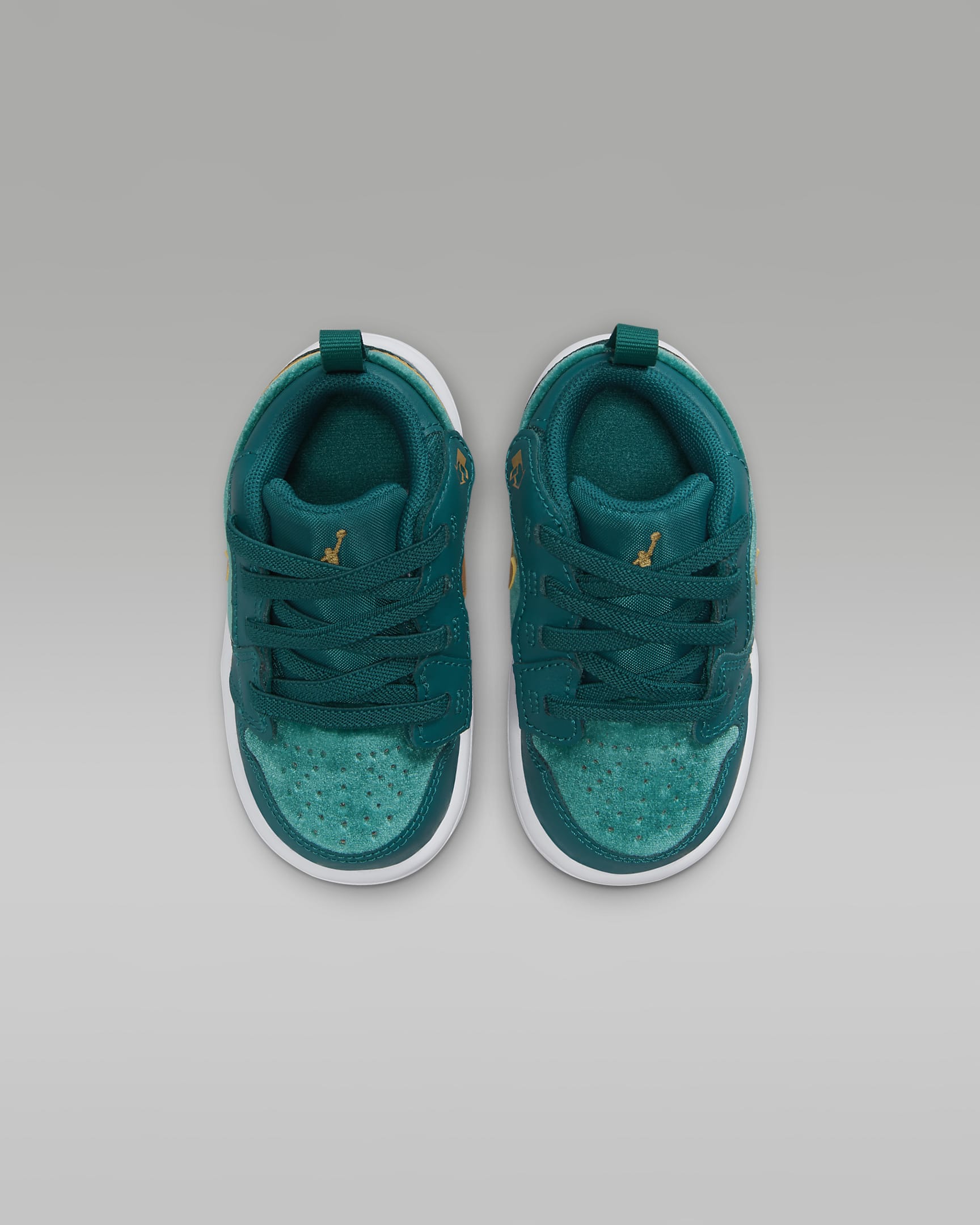 Jordan 1 Low Alt SE Baby/Toddler Shoes - Geode Teal/Metallic Gold