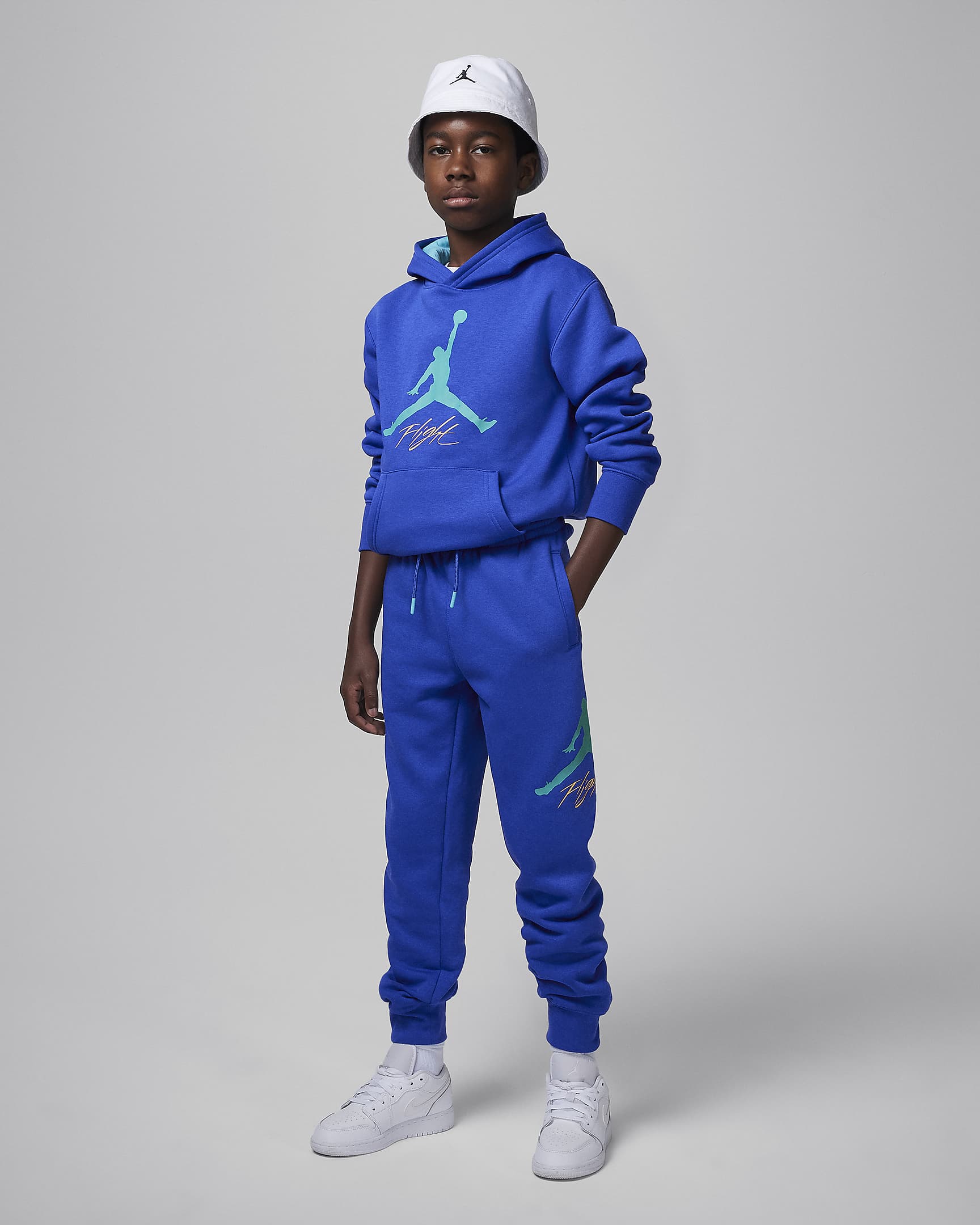 Pantalon Jumpman Baseline Jordan pour ado - Hyper Royal