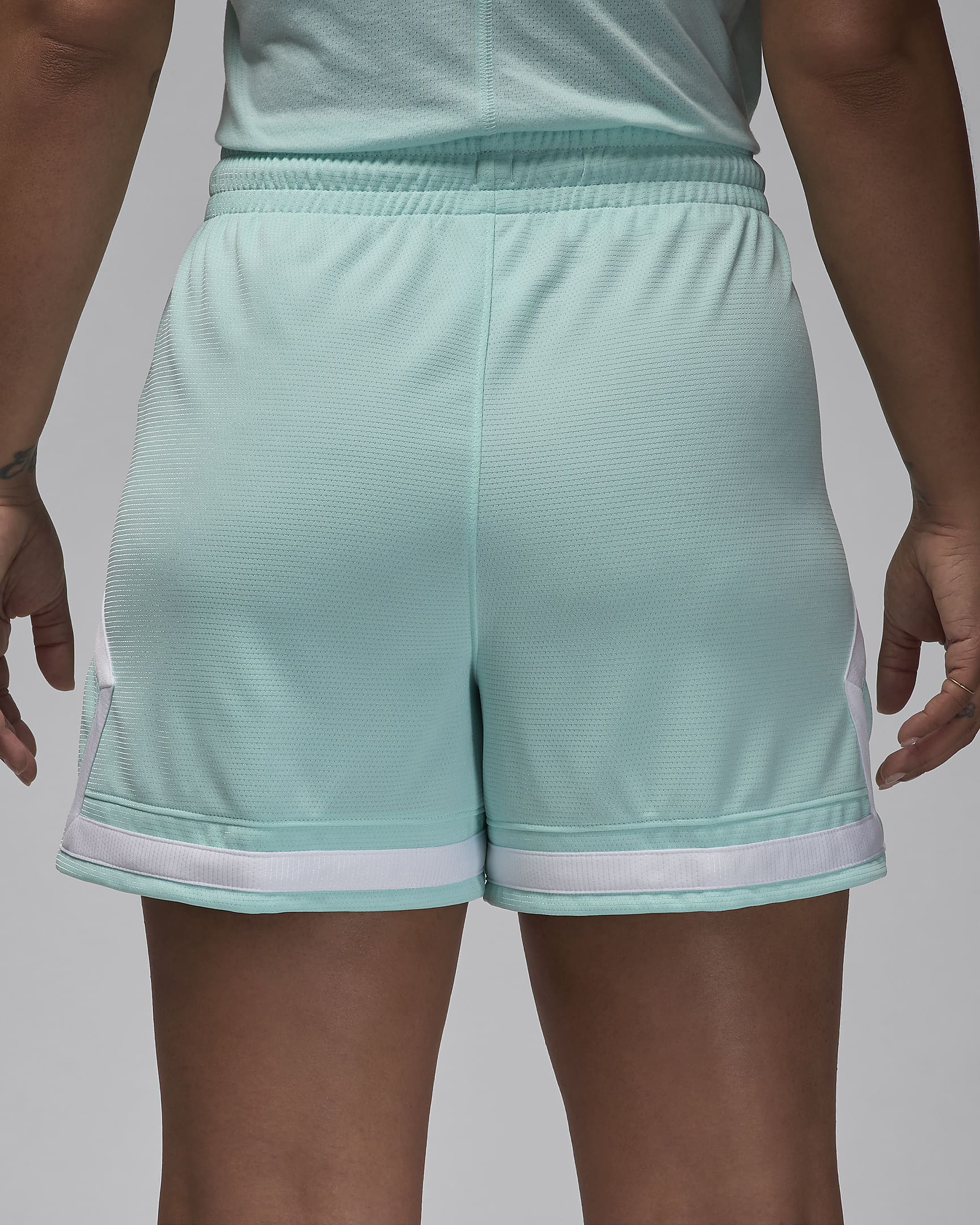 Shorts Diamond de 10 cm para mujer Jordan Sport - Rocío claro/Rocío claro/Blanco/Blanco