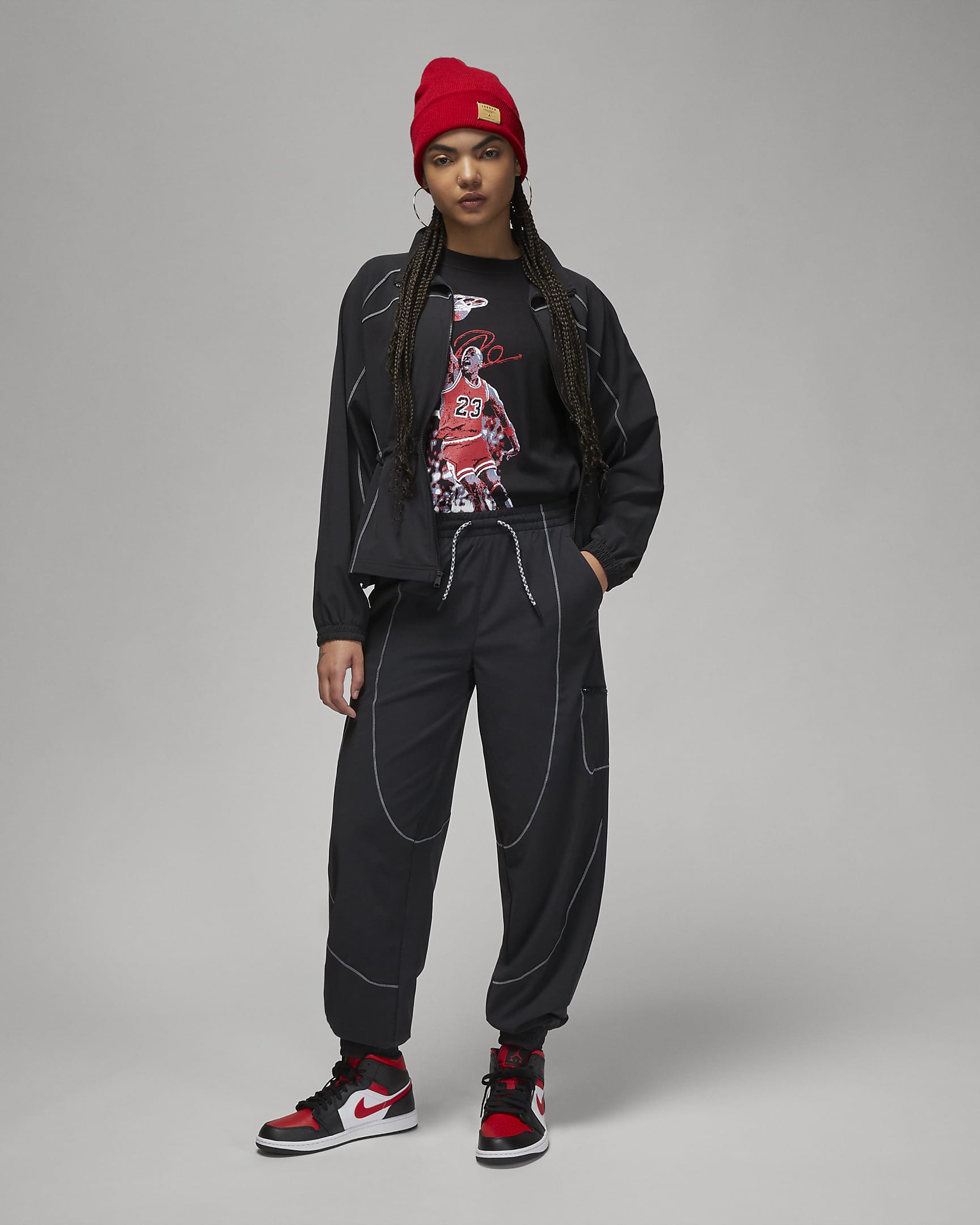 Jordan Sport Women's Tunnel Trousers - Black/Stealth/Stealth