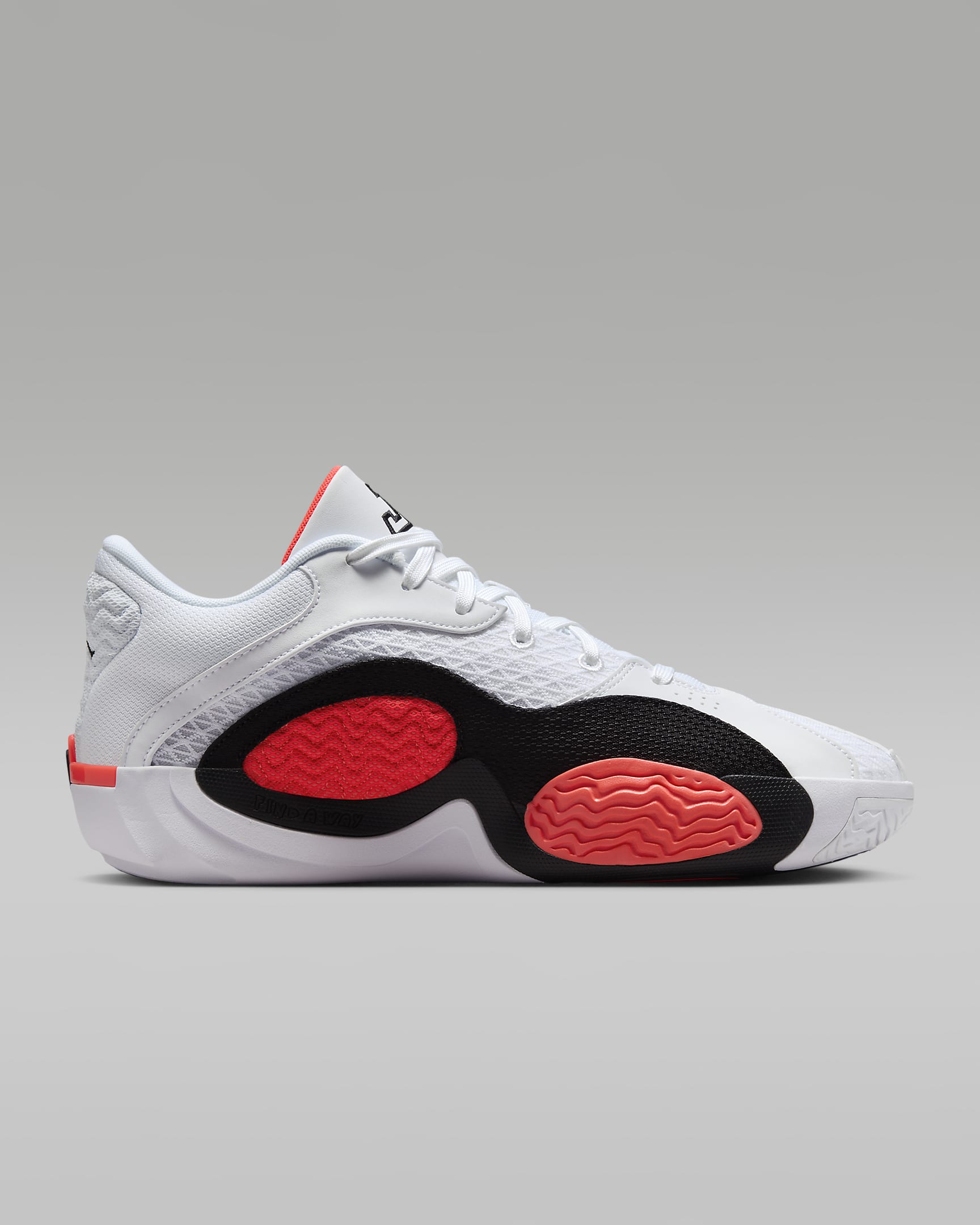 Tatum 2 PF 'Red Cement' Basketball Shoes - White/Bright Crimson/Black