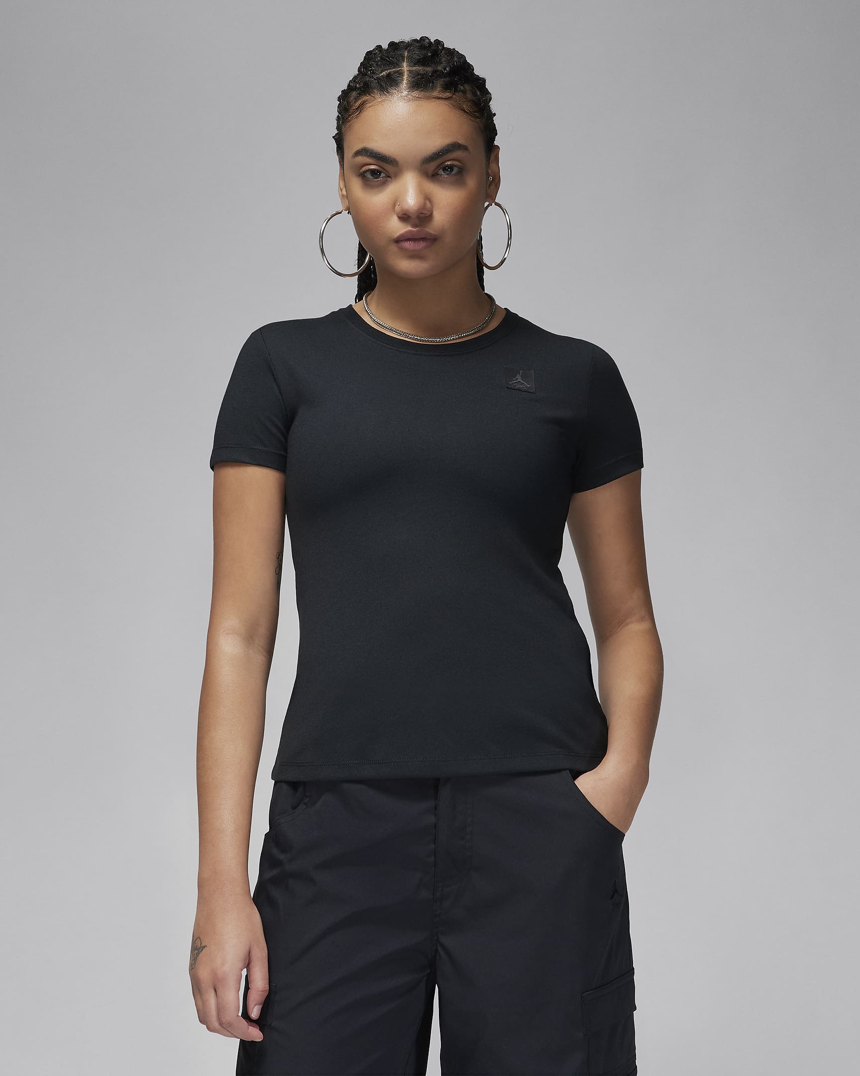 Jordan Essentials Women's Slim Short-Sleeve T-Shirt - Black