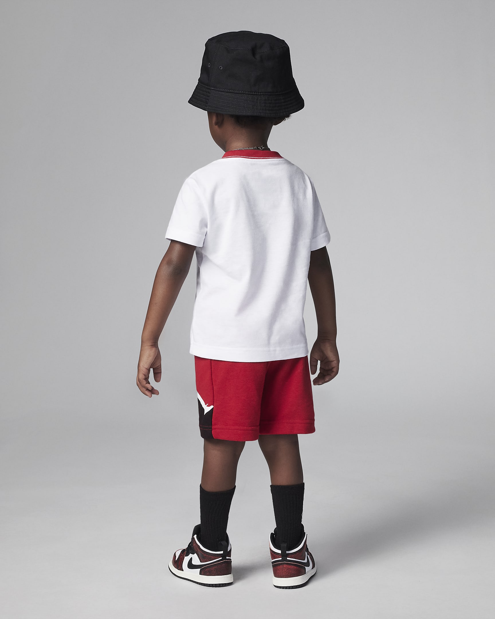 Jordan Jumpman French Terry Shorts Set Conjunto - Infantil - Gym Red