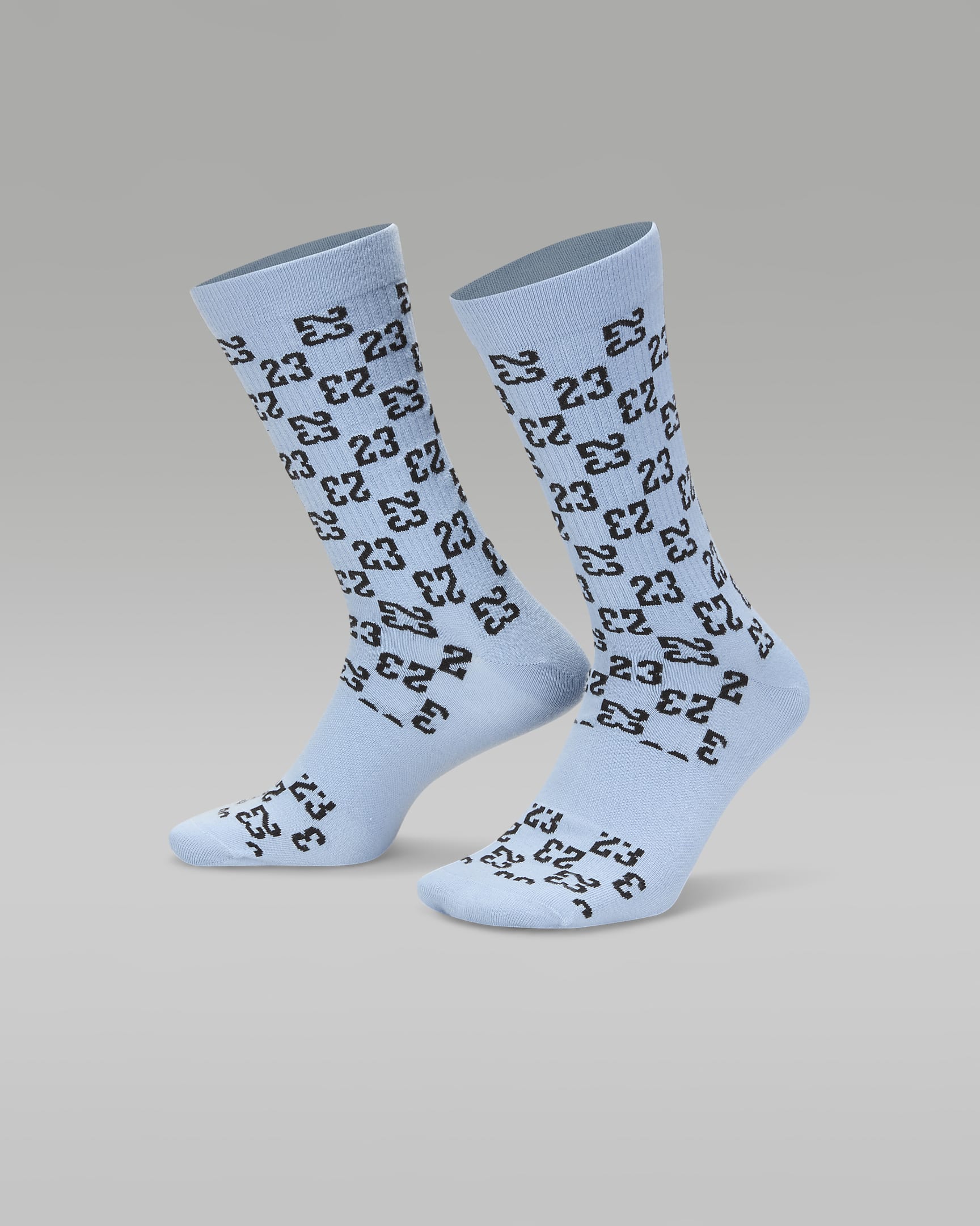 Jordan Everyday Essentials Crew Socks - Blue Grey/Black