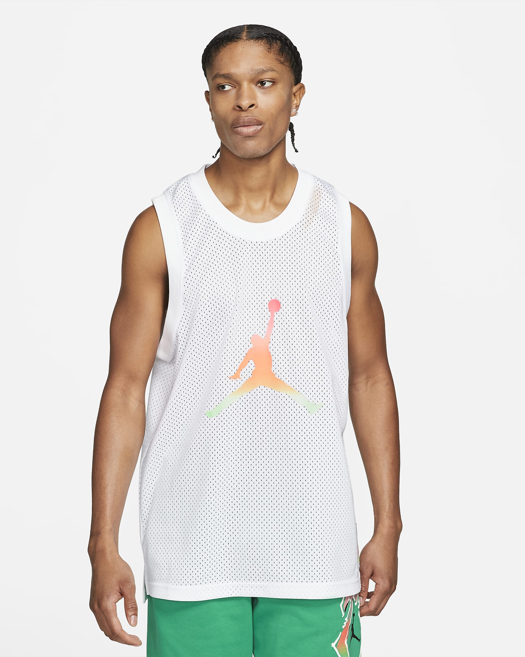 Jordan Sport DNA Men's Jersey - White/Black