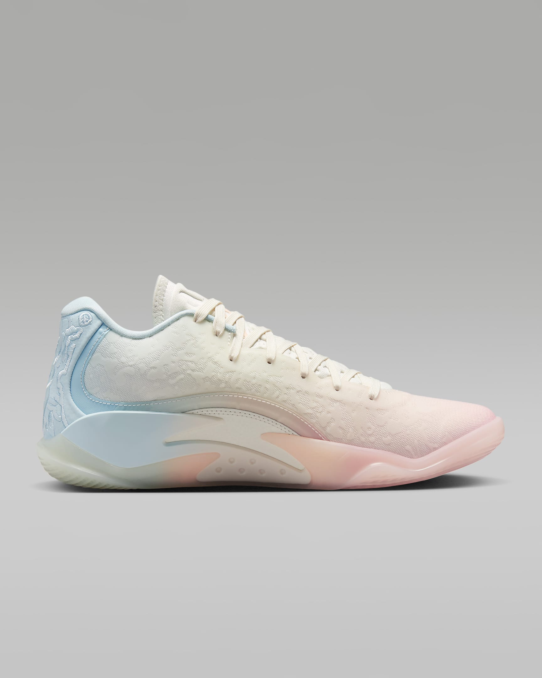 Zion 3 'Rising' Basketball Shoes - Bleached Coral/Pale Ivory/Glacier Blue/Crimson Tint