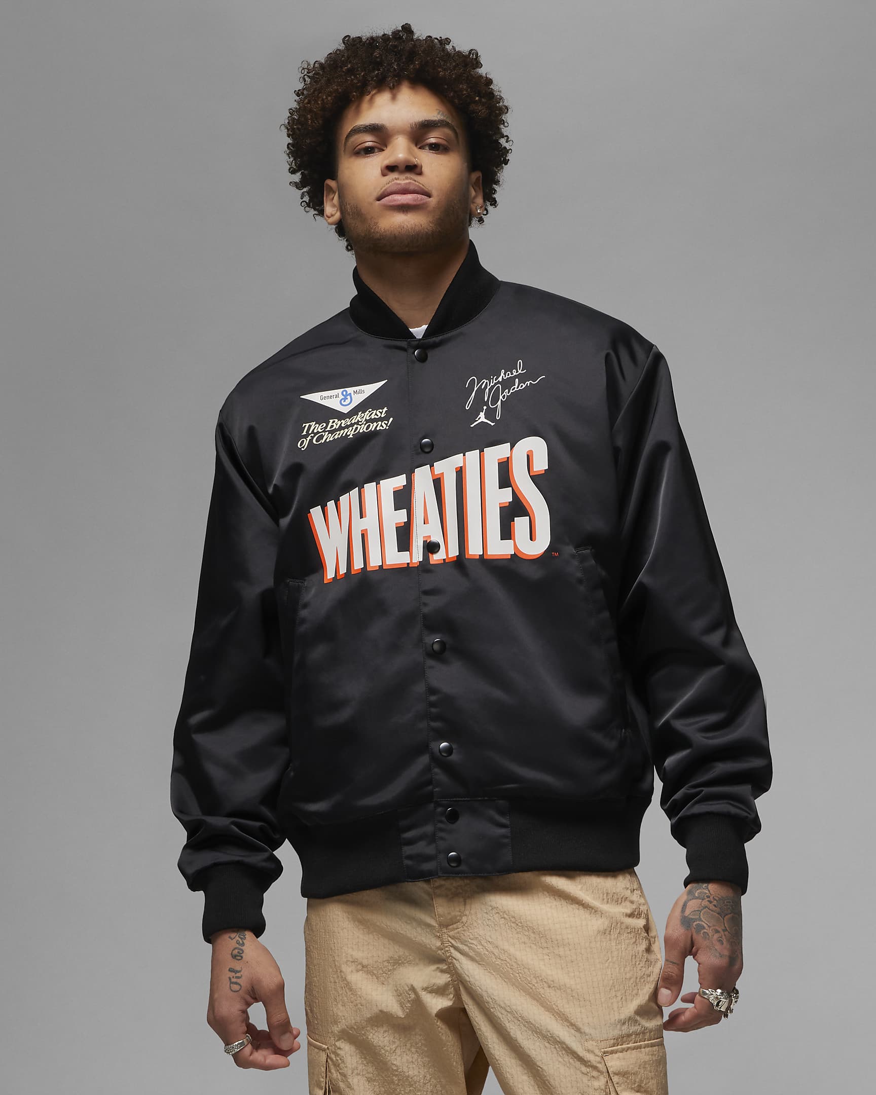 Jordan Flight MVP Men's Jacket - Black/Black