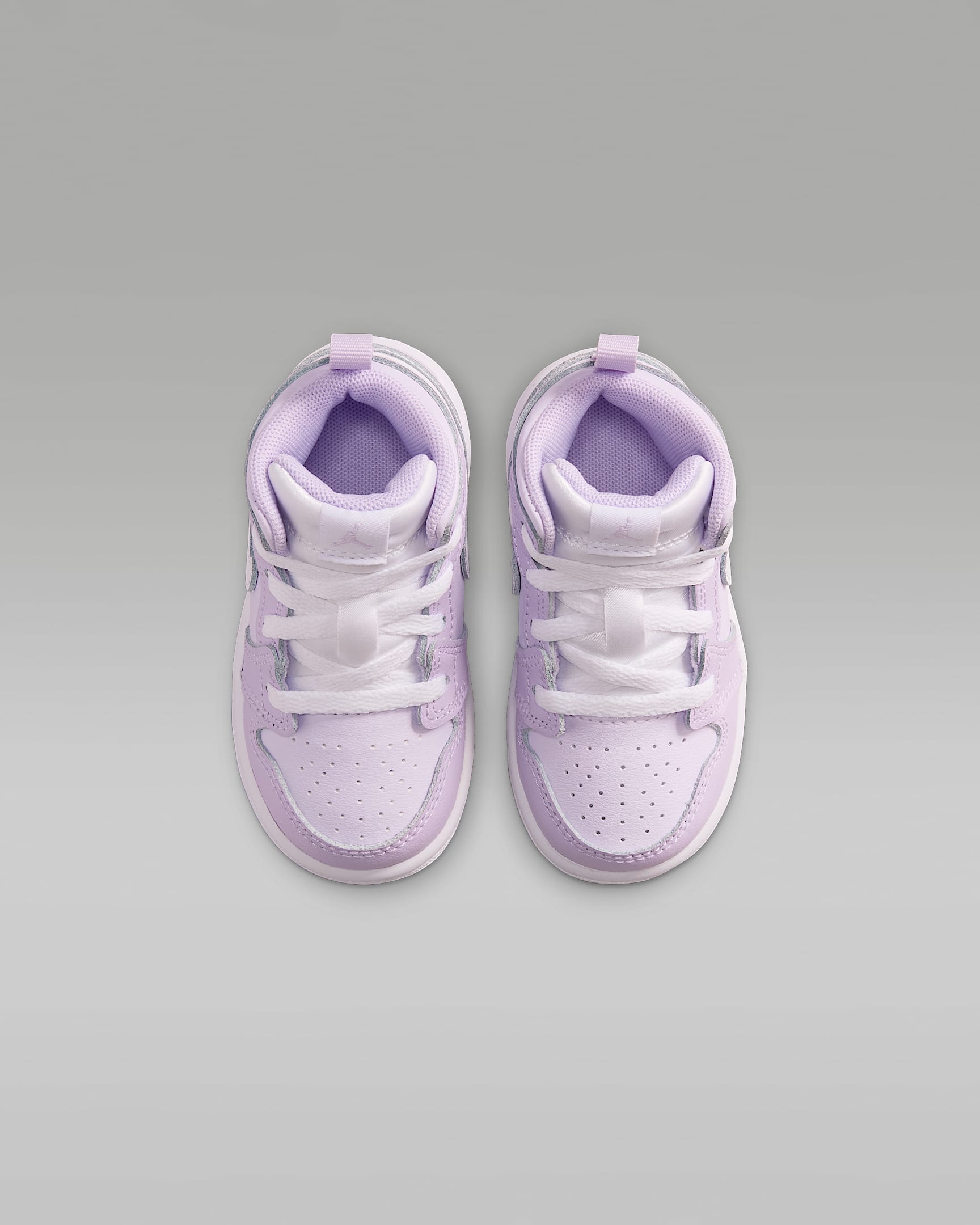 Jordan 1 Mid Baby/Toddler Shoes - Violet Mist/Barely Grape/White