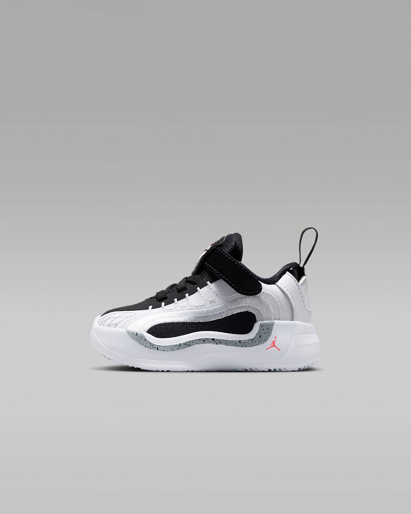 Luka 4 "White Cement" Baby/Toddler Shoes - White/Black/Wolf Grey/Bright Crimson