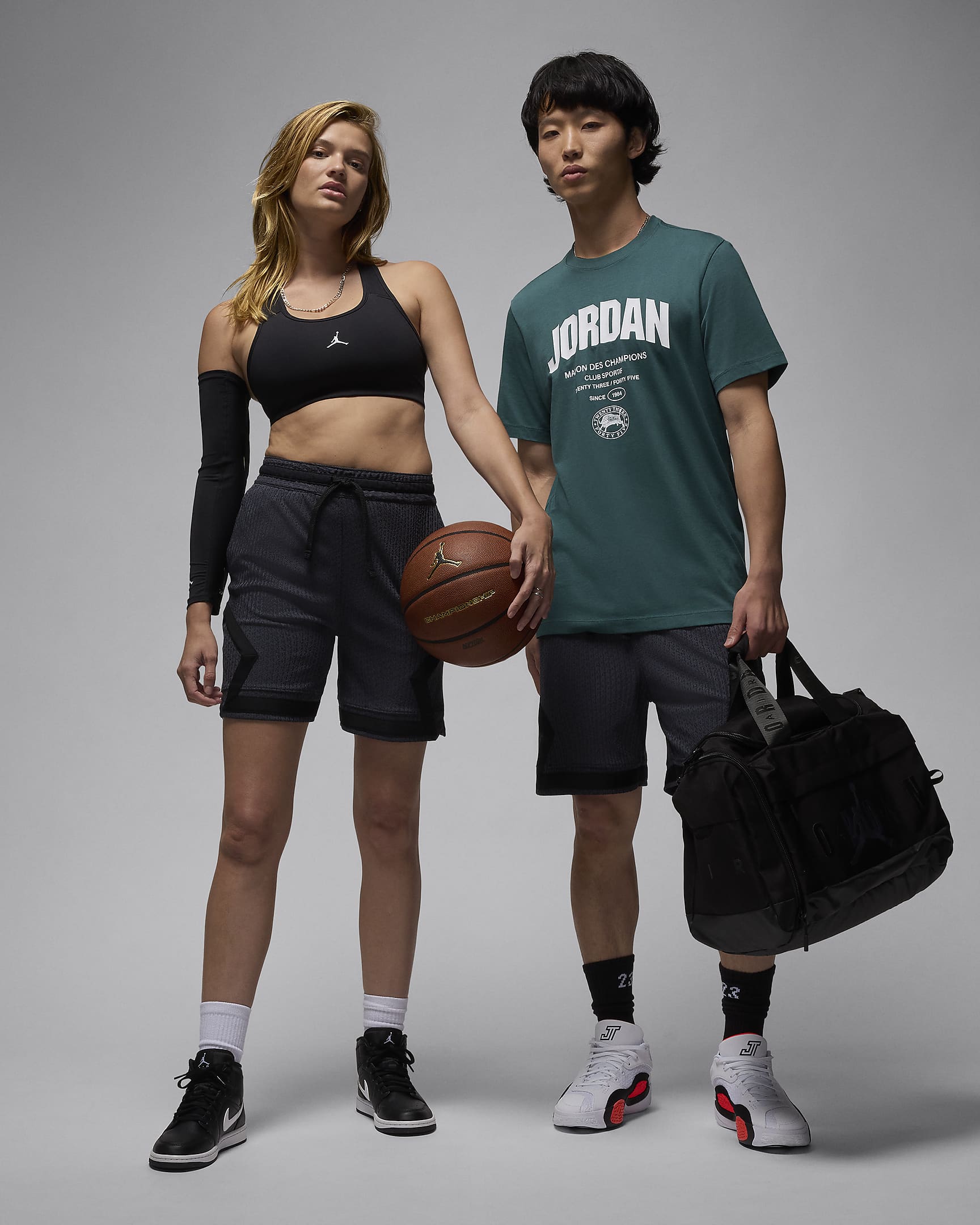 Jordan Sport 男款 Dri-FIT ADV Diamond 短褲 - Dark Shadow/黑色/黑色