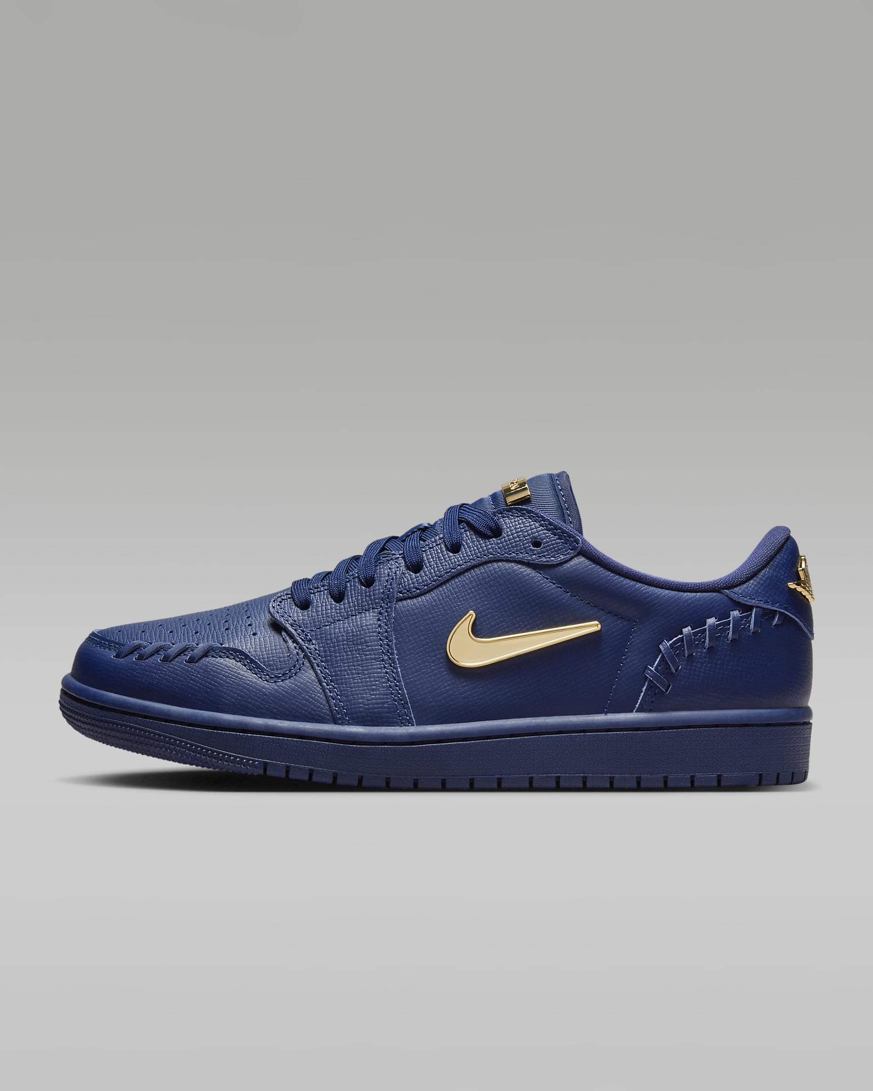 Air Jordan 1 Low Method of Make Schuh - Midnight Navy/Midnight Navy/Metallic Gold