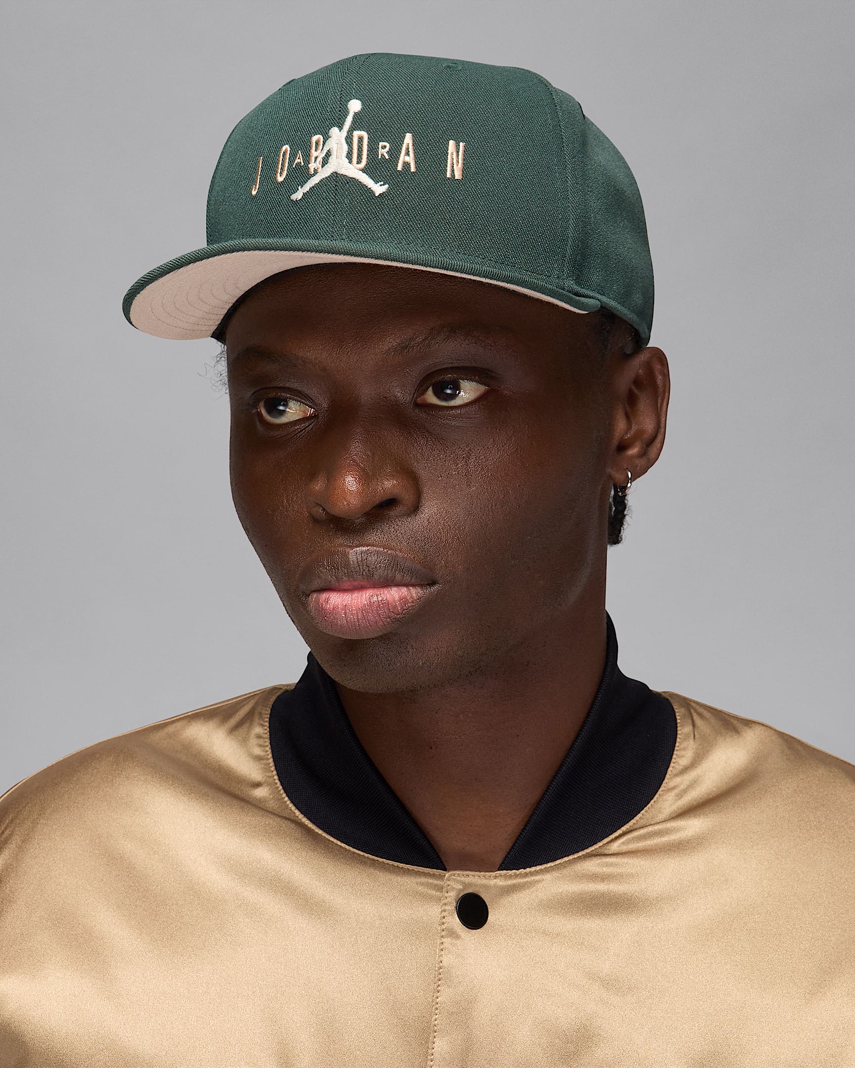 Jordan Pro Structured Hat - Midnight Green/Fossil Stone/Sail