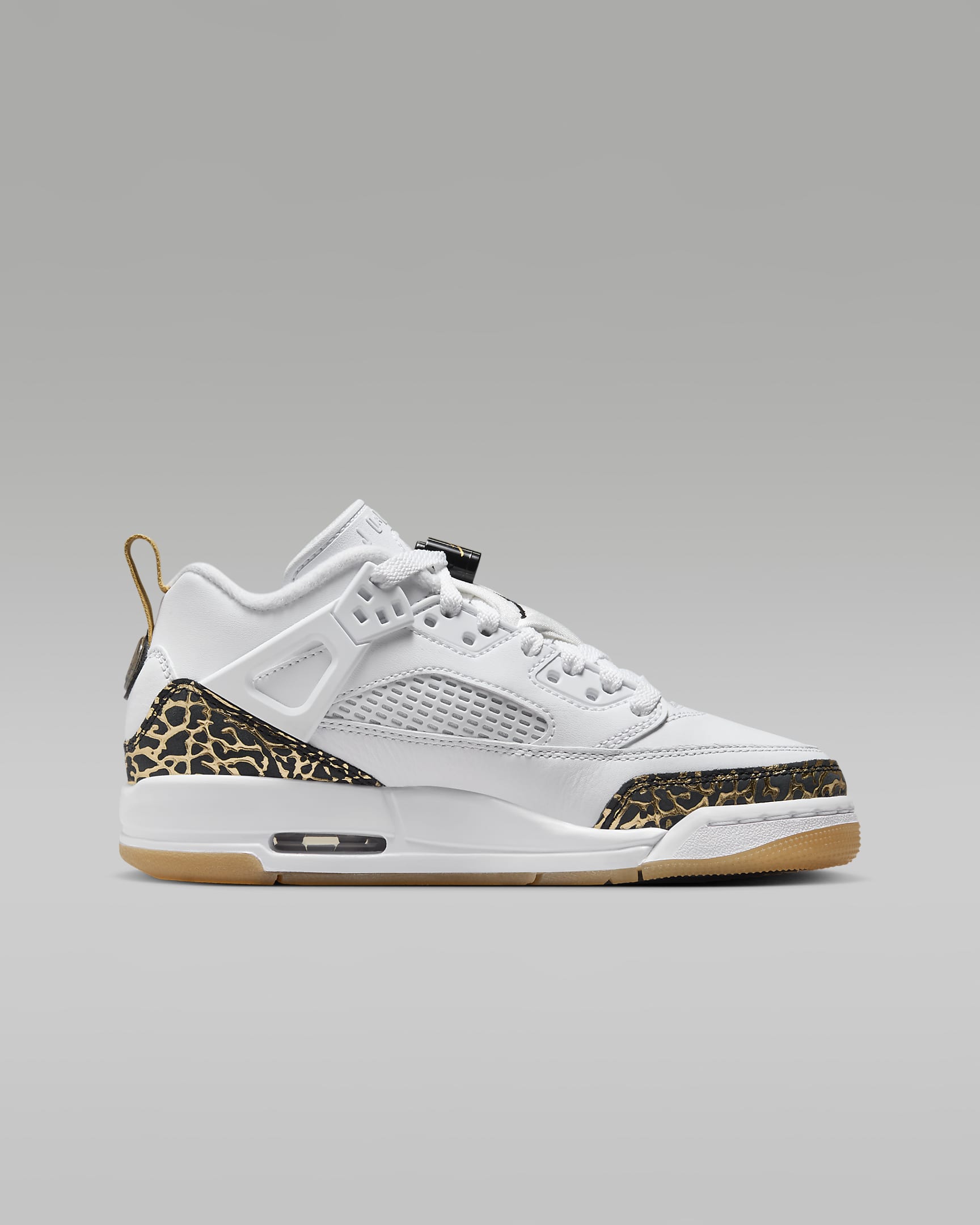 Jordan Spizike Low Big Kids' Shoes - White/Metallic Gold/Sail/Black