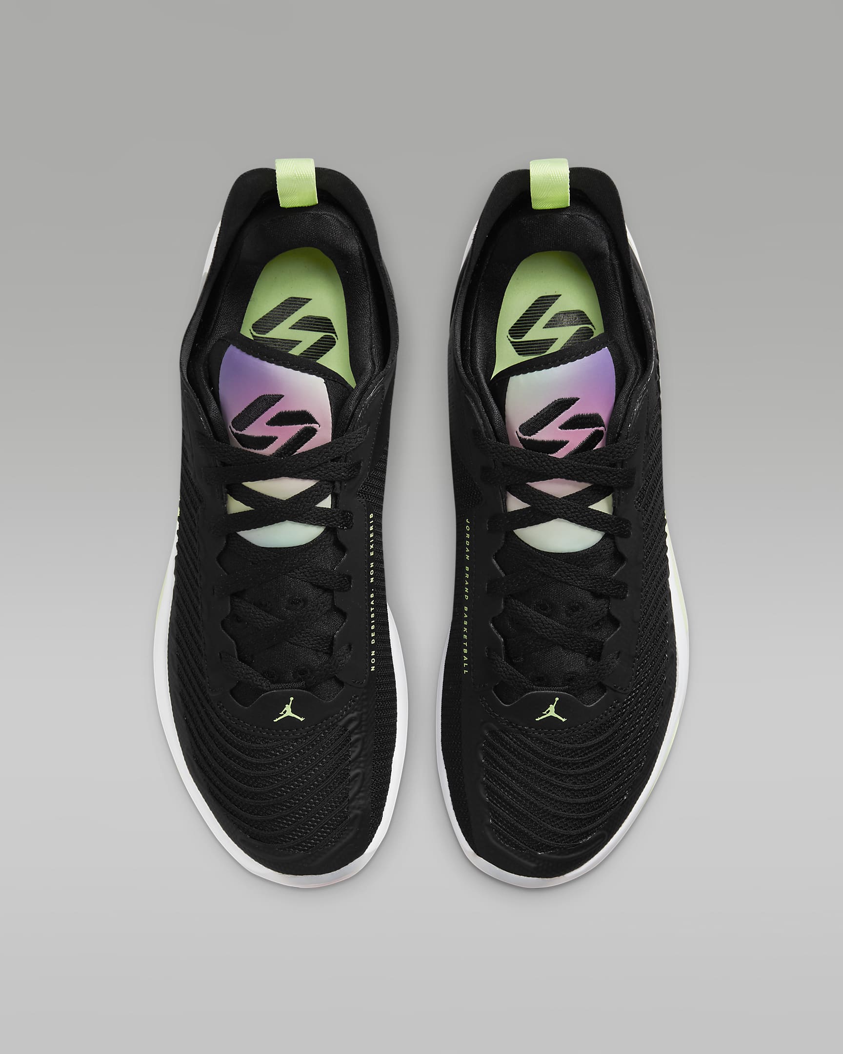 Luka 1 Basketball Shoes - Black/Lime Glow/Green Glow/Black