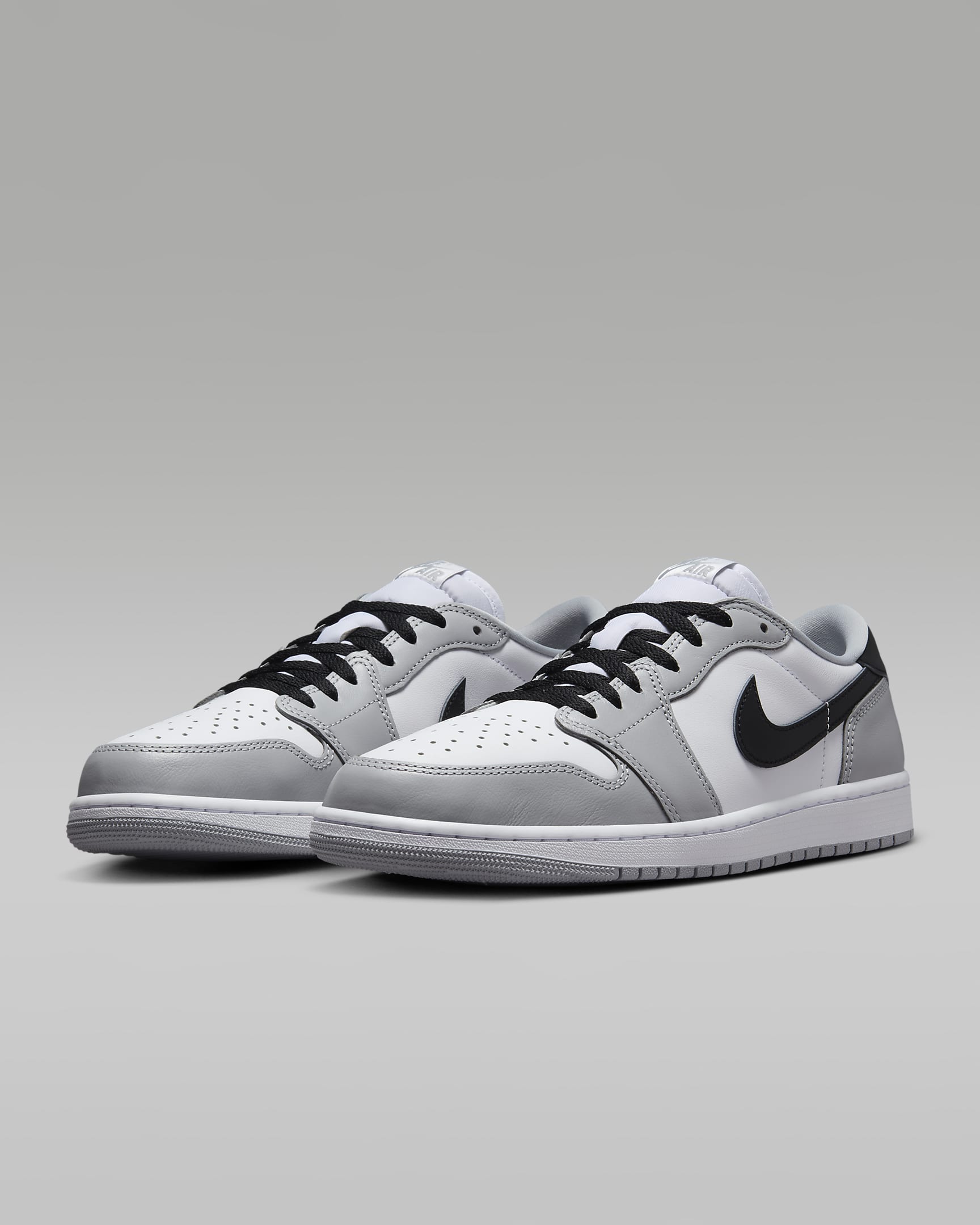 Air Jordan 1 Low OG 'Wolf Grey' Shoes - White/Wolf Grey/Black