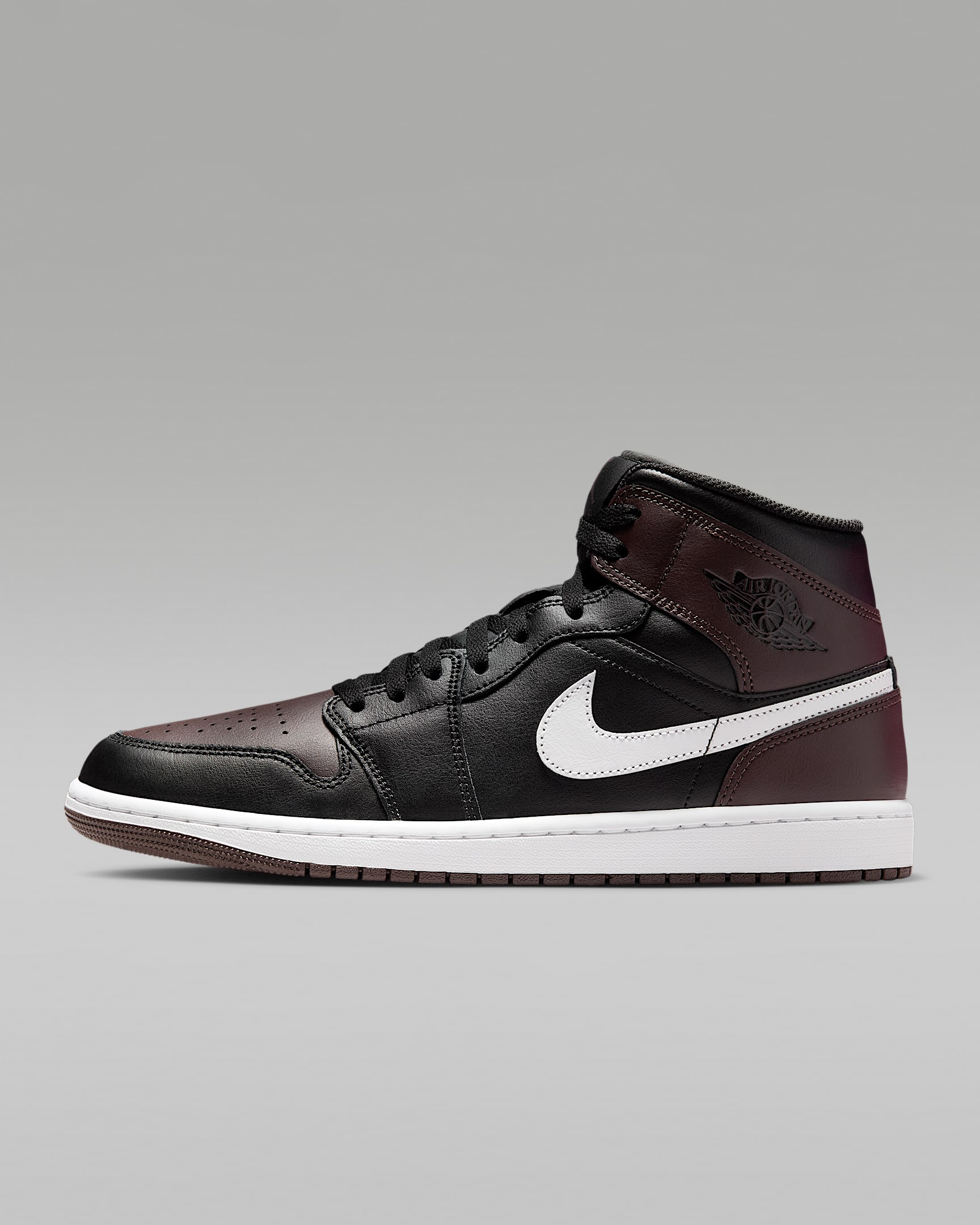 Buty męskie Air Jordan 1 Mid - Baroque Brown/Czerń/Biel