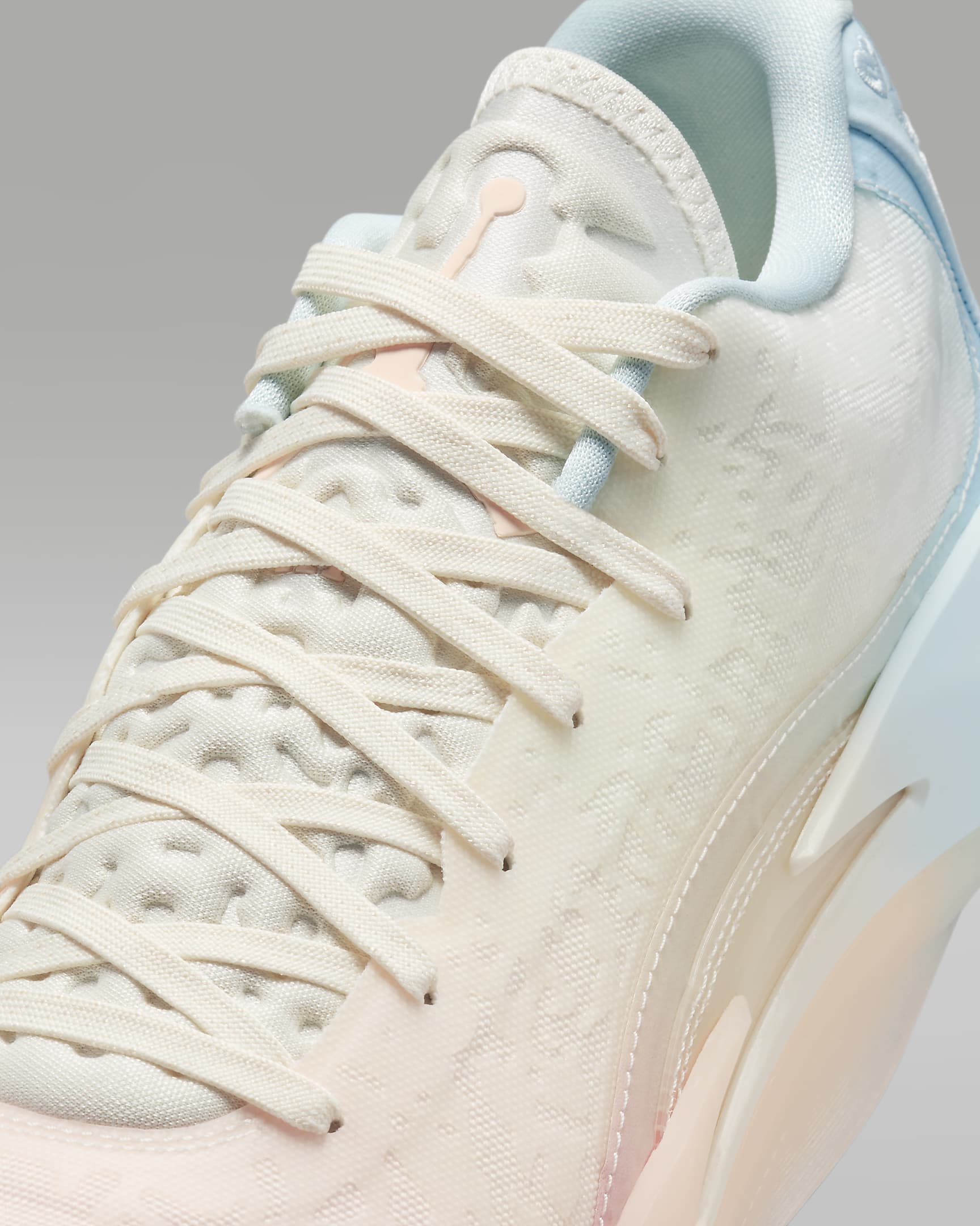 Zion 3 'Rising' Basketball Shoes - Bleached Coral/Pale Ivory/Glacier Blue/Crimson Tint