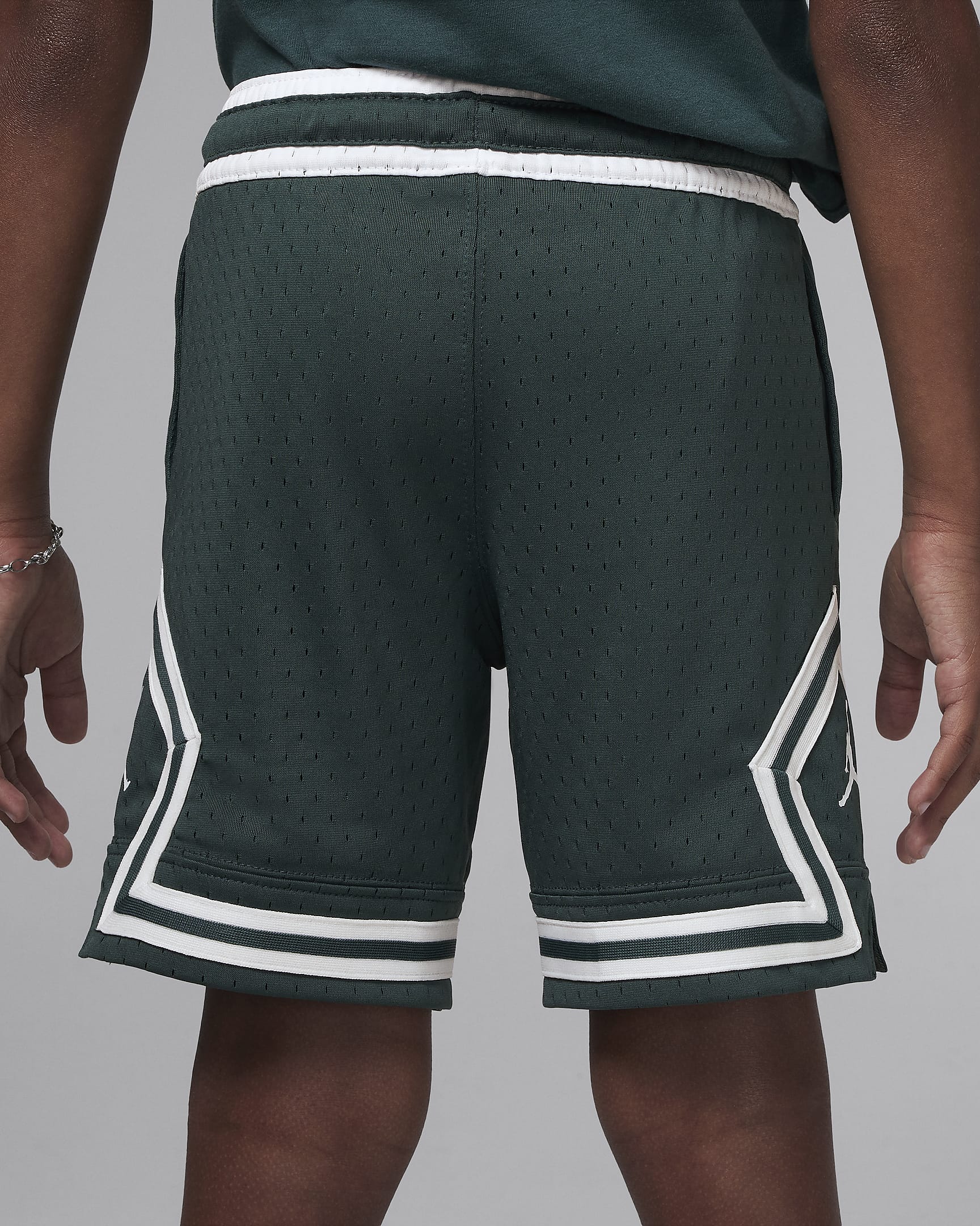 Jordan Dri-FIT Sport Little Kids' Diamond Shorts - Oxidized Green