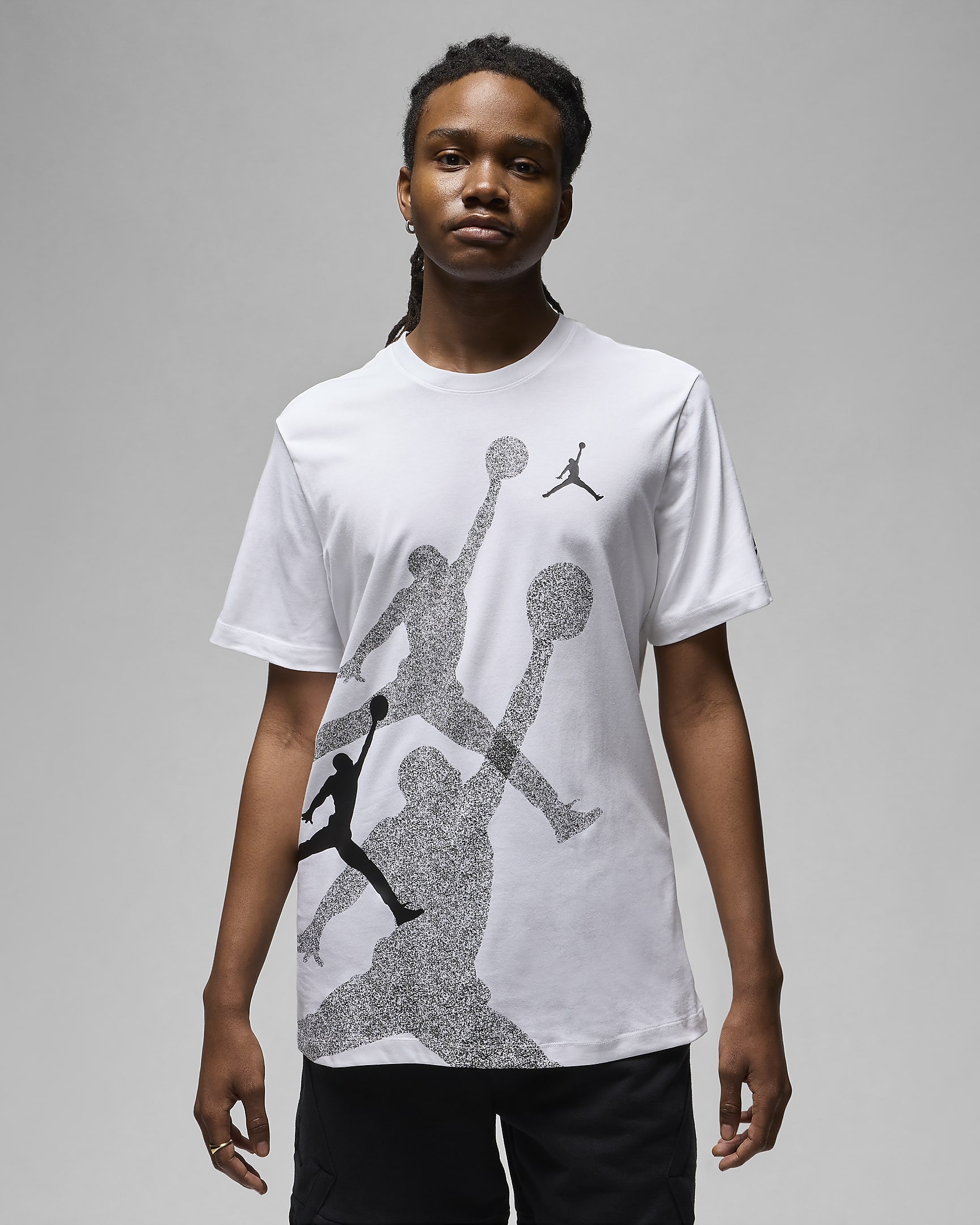 Jordan Brand Men's T-Shirt - White/Cool Grey/Black