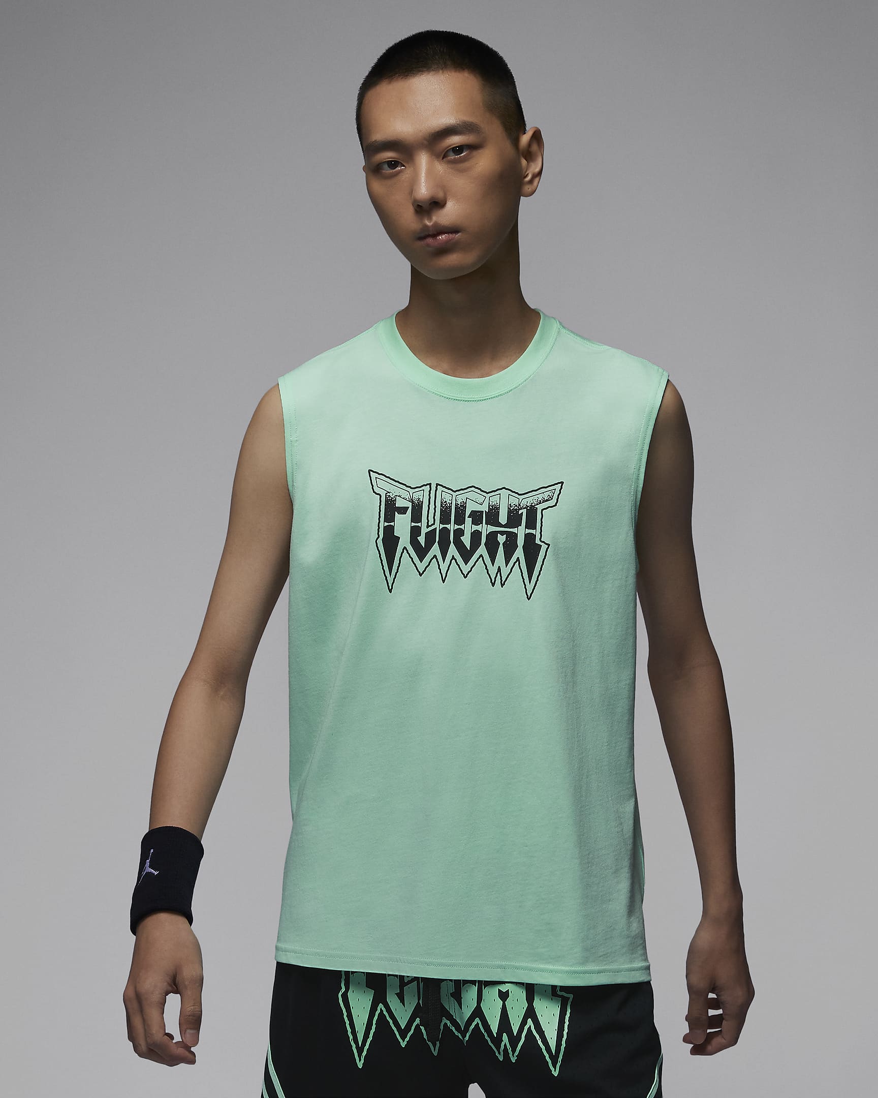 Jordan Sport Men's Dri-FIT Sleeveless T-Shirt - Mint Foam/Black