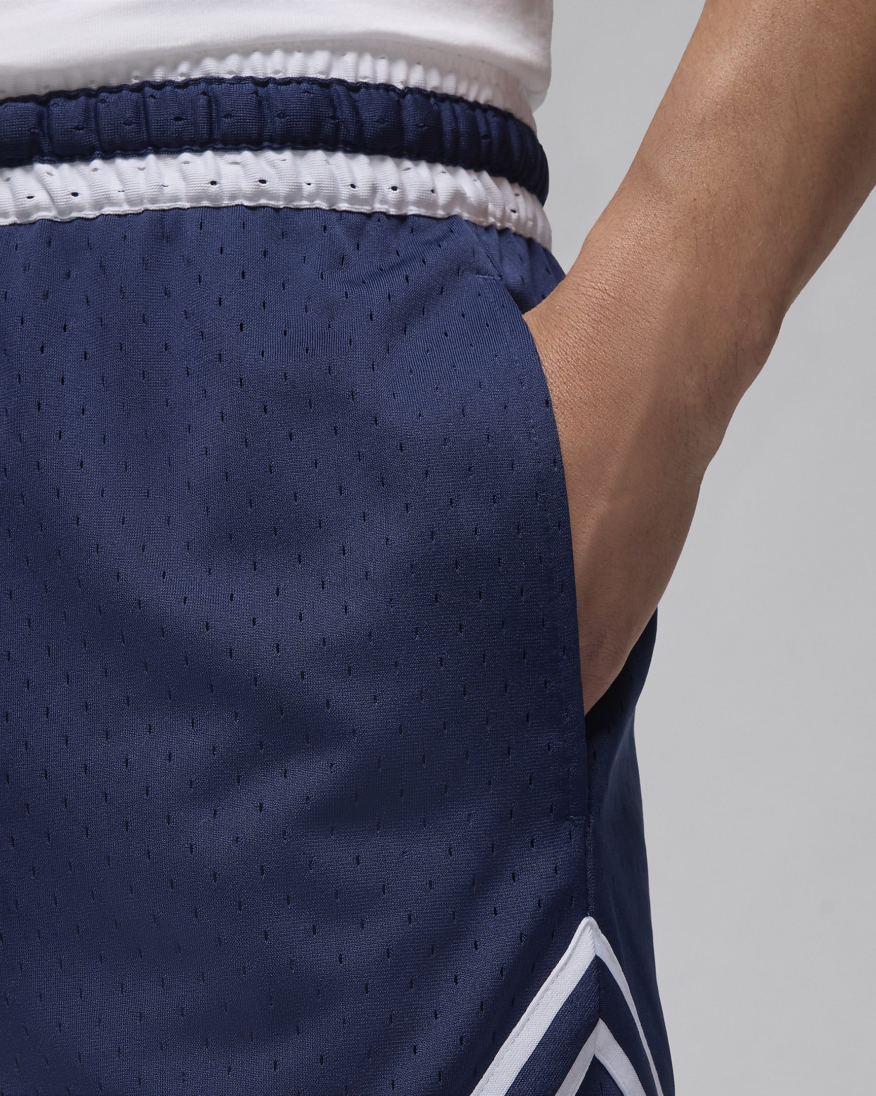 Jordan Dri-FIT Sport Diamond Shorts - Midnight Navy/White/White