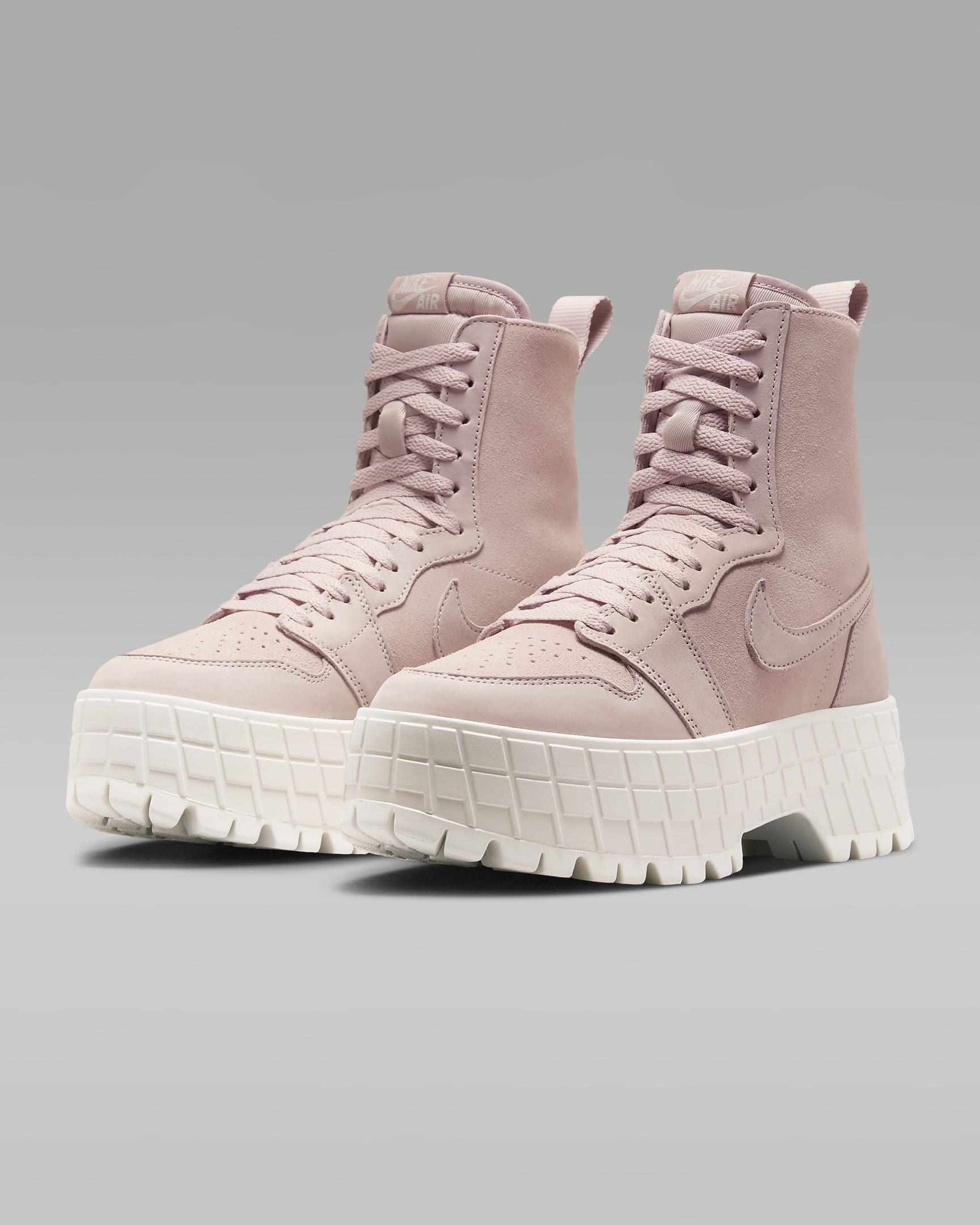 Air Jordan 1 Brooklyn Women's Boot - Pink Oxford/Pink Oxford/Phantom