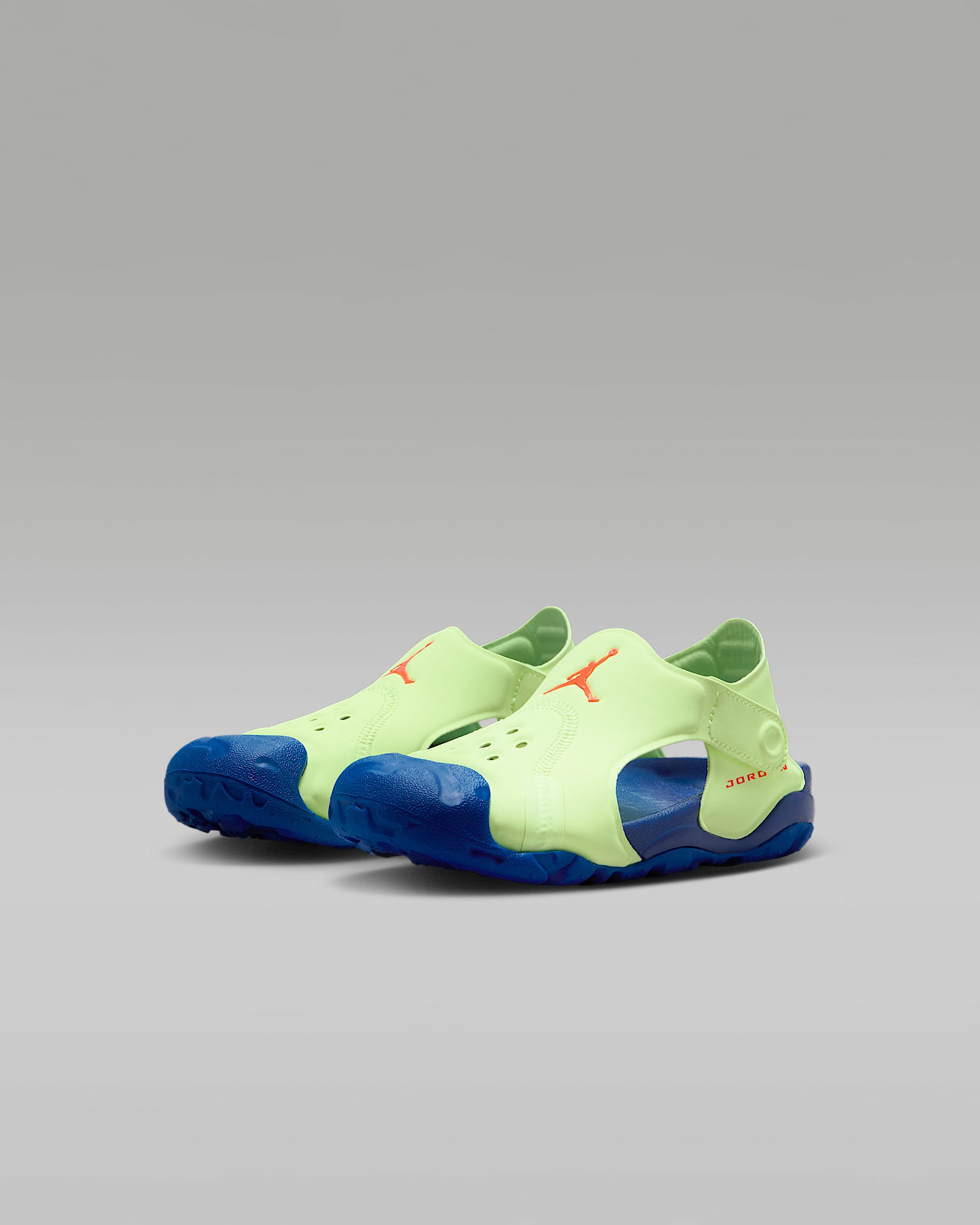 Jordan OTDR Younger Kids' Sandals - Barely Volt/Game Royal/Infrared 23