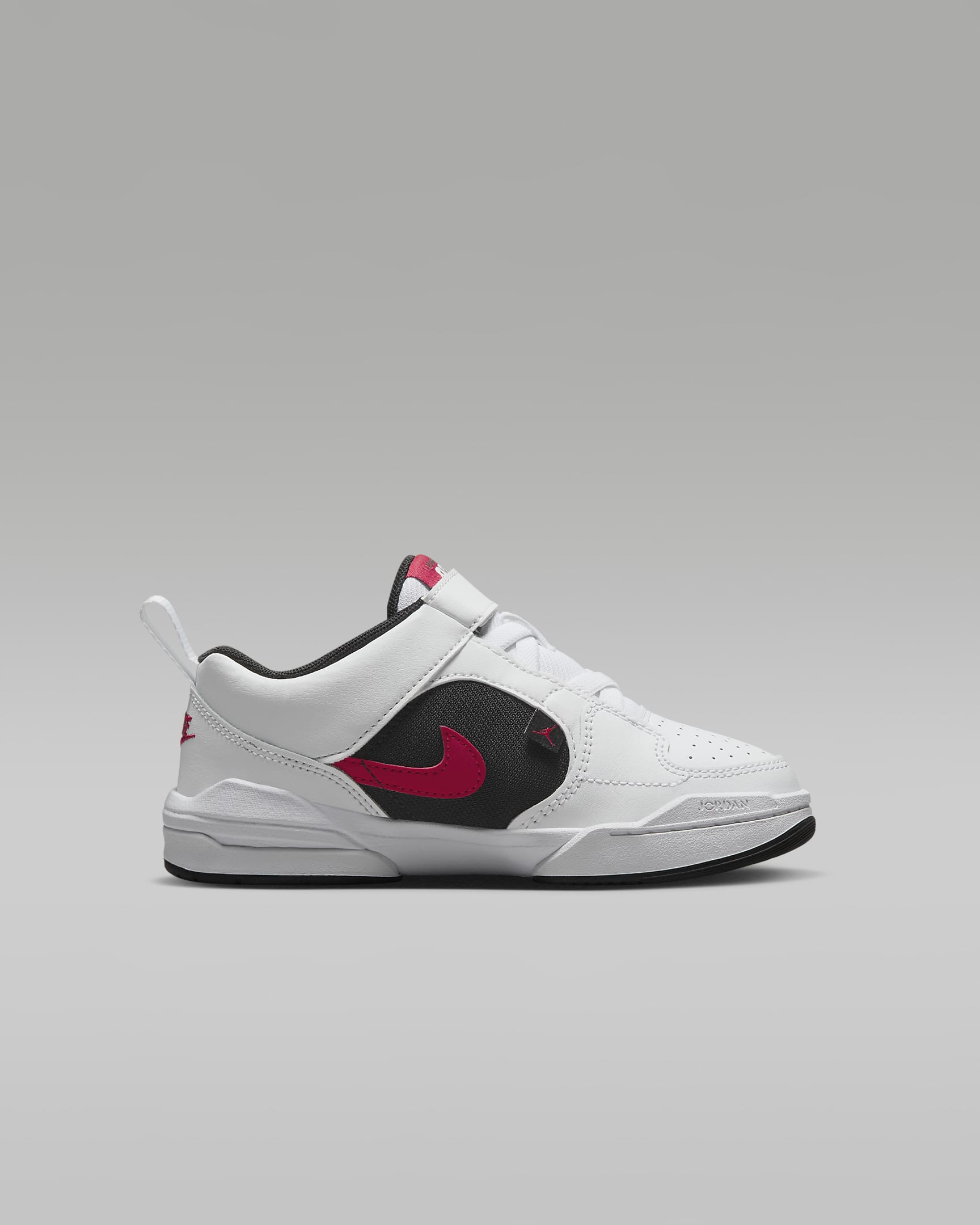 Jordan Stadium 90 Younger Kids' Shoes - White/Black/Gym Red