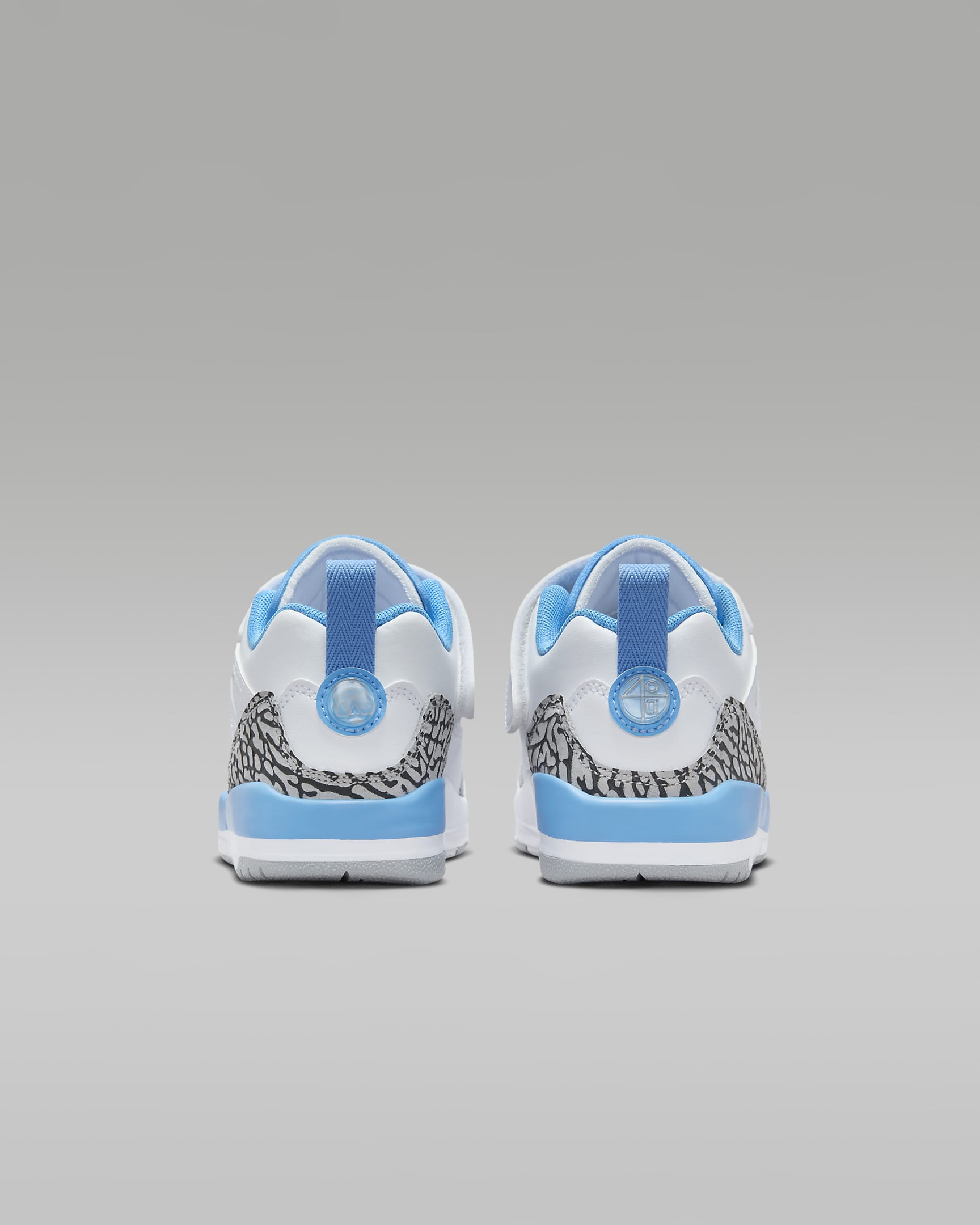 Jordan Spizike Low Younger Kids' Shoes - White/Wolf Grey/Anthracite/University Blue