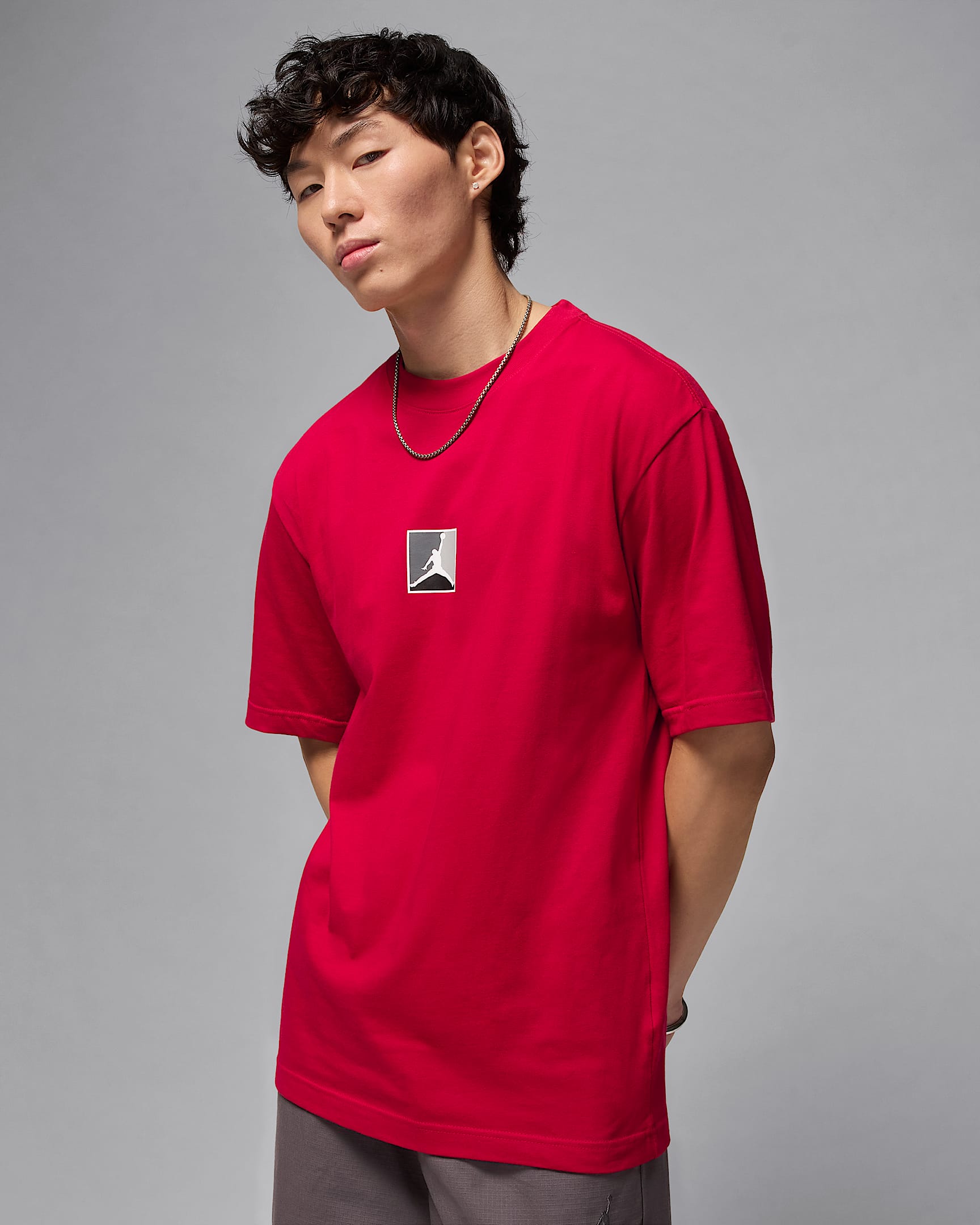Jordan Brooklyn Men's T-Shirt - Gym Red