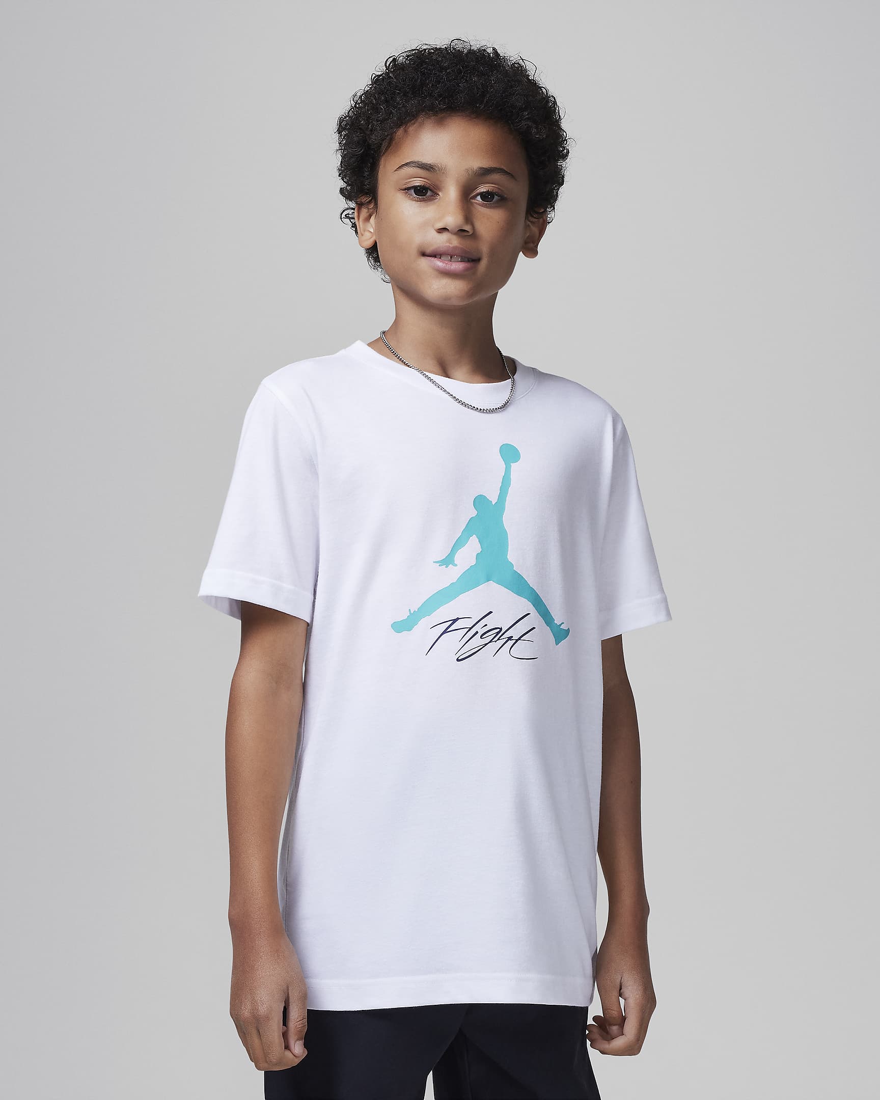 Jordan Older Kids' Baseline T-Shirt - White